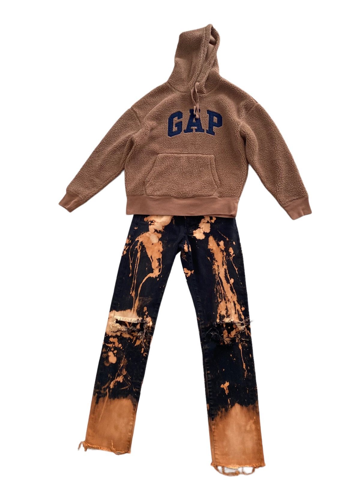 Hysteric Glamour × Japanese Brand × Uniqlo 🇯🇵UNIQLO Selvedge denim acid wash design Size US 30 / EU 46 - 17 Thumbnail