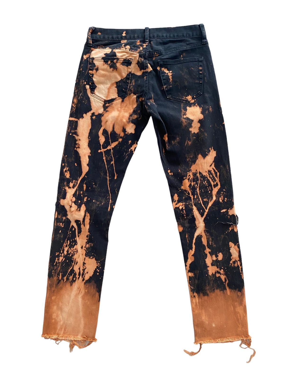 Hysteric Glamour × Japanese Brand × Uniqlo 🇯🇵UNIQLO Selvedge denim acid wash design Size US 30 / EU 46 - 6 Thumbnail