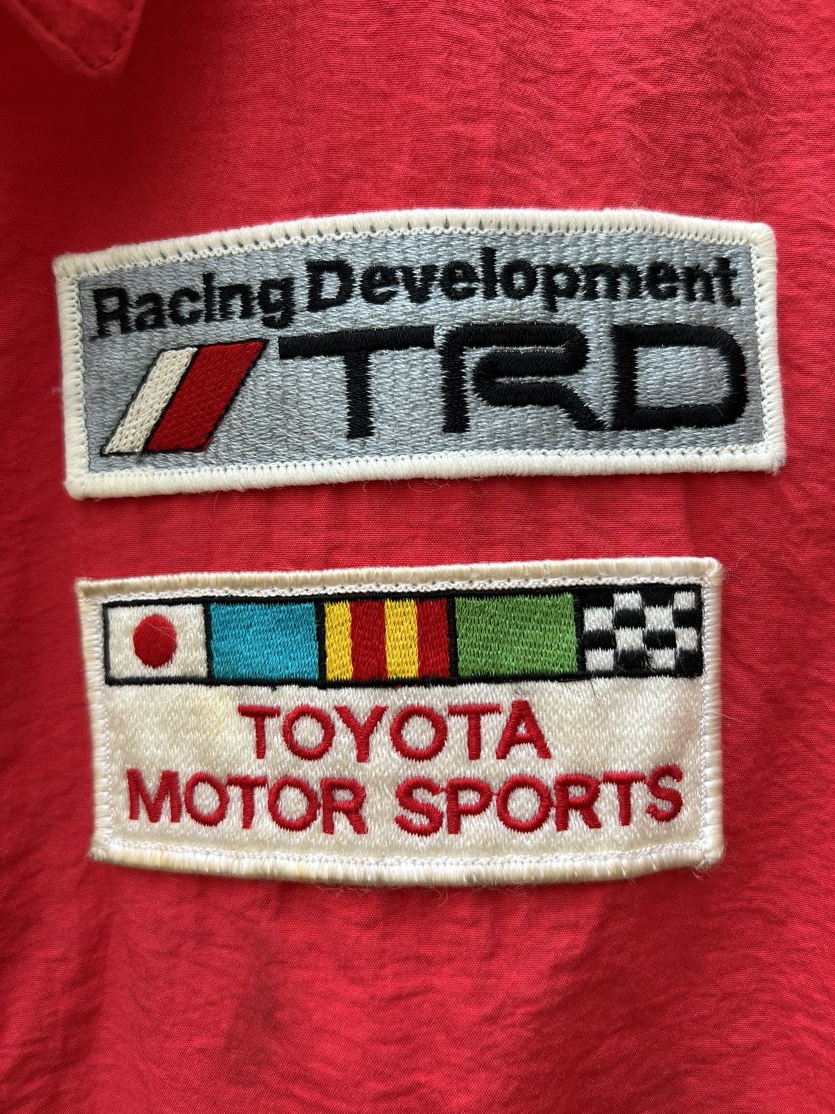 Vintage RARE!!! Vintage 80s Toyota TRD Light Bomber Jacket Red Size US M / EU 48-50 / 2 - 9 Thumbnail