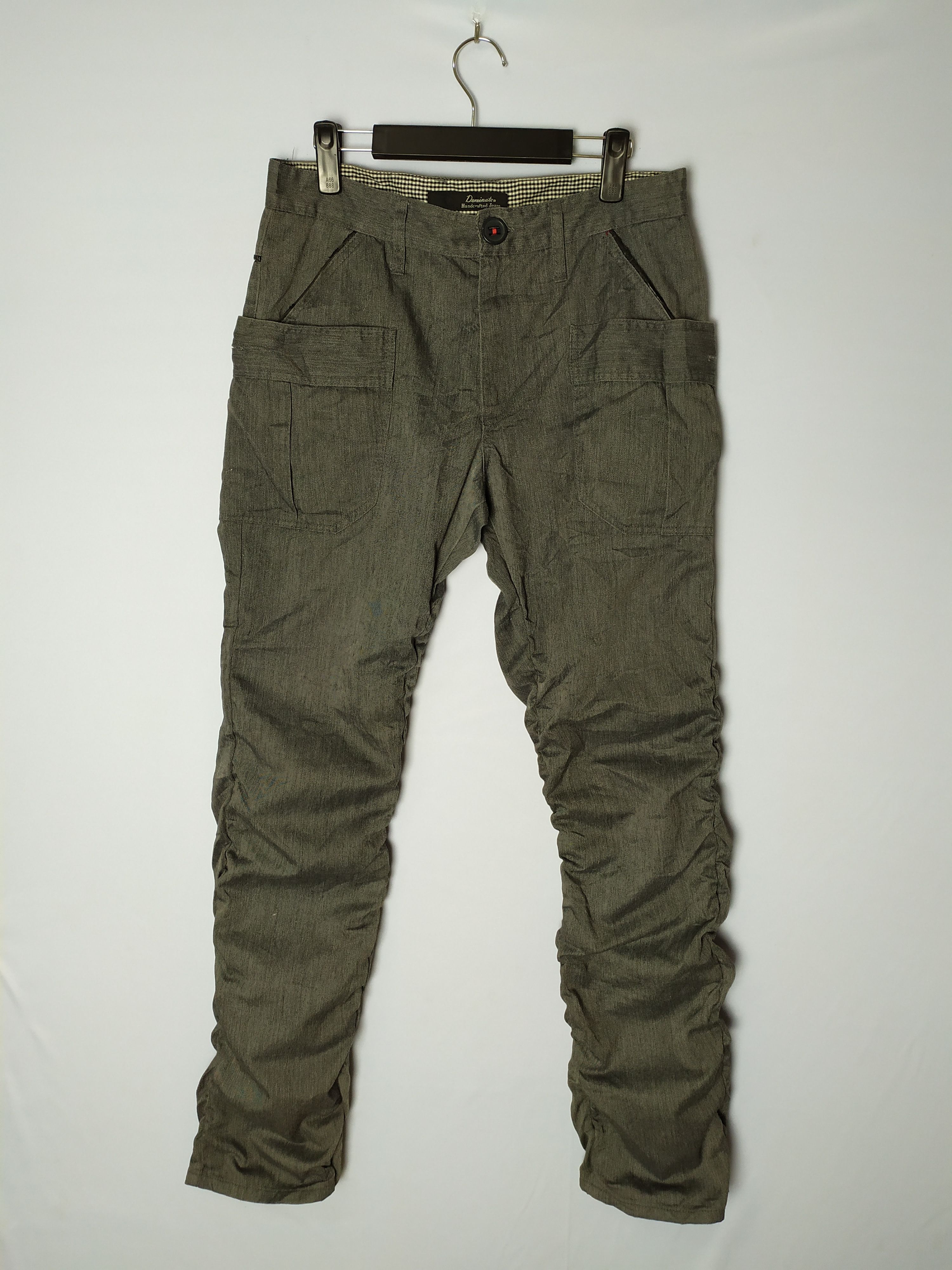 Japanese Brand DOMINATE HANDCRAFT CARGO PANTS SPRING LEG Size US 32 / EU 48 - 1 Thumbnail