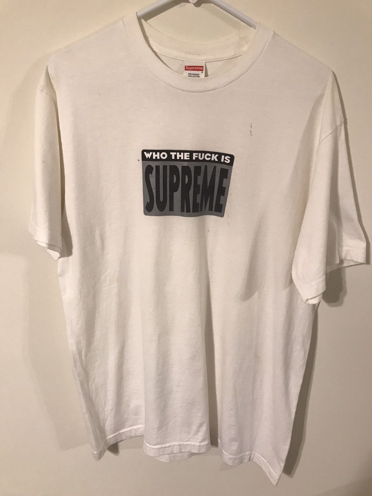 Supreme Who The Fuck Tee