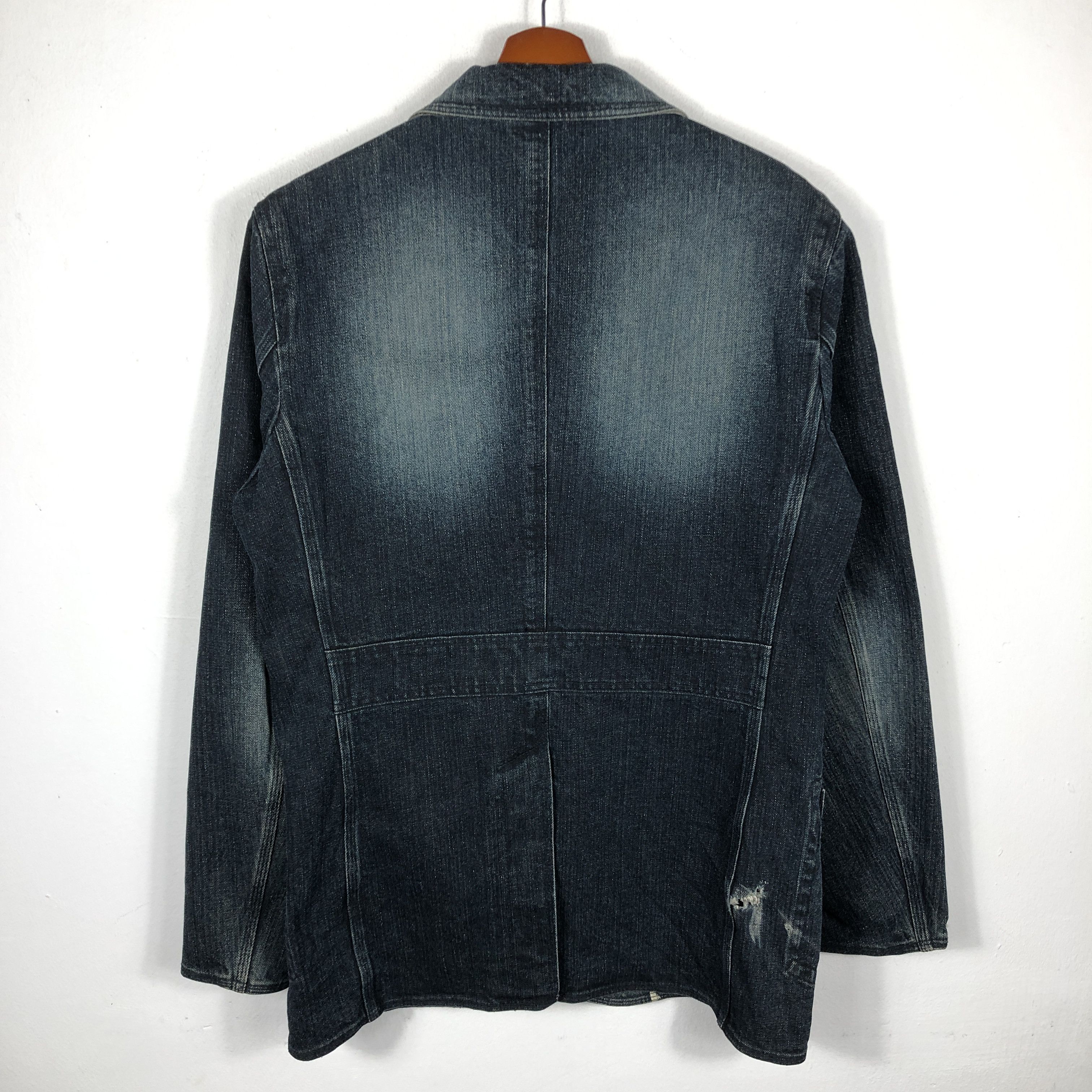 Designer × Japanese Brand × Vintage Vintage Junmen Tailored Denim Jacket Size US S / EU 44-46 / 1 - 2 Thumbnail