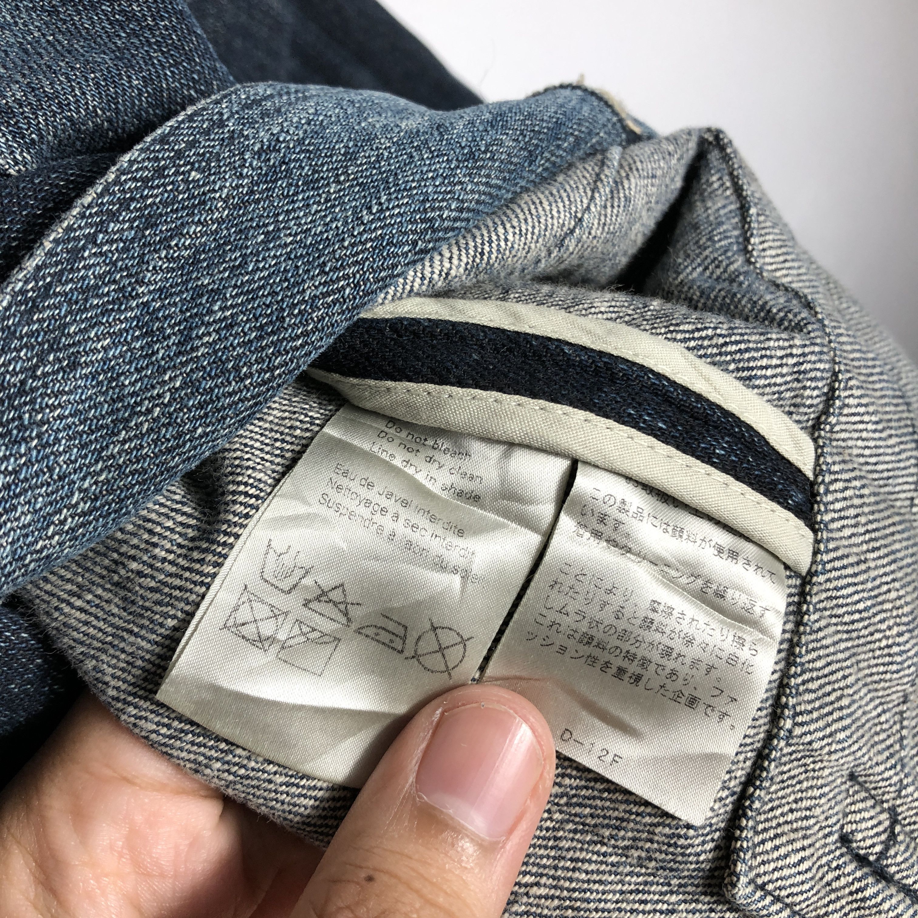 Designer × Japanese Brand × Vintage Vintage Junmen Tailored Denim Jacket Size US S / EU 44-46 / 1 - 7 Thumbnail