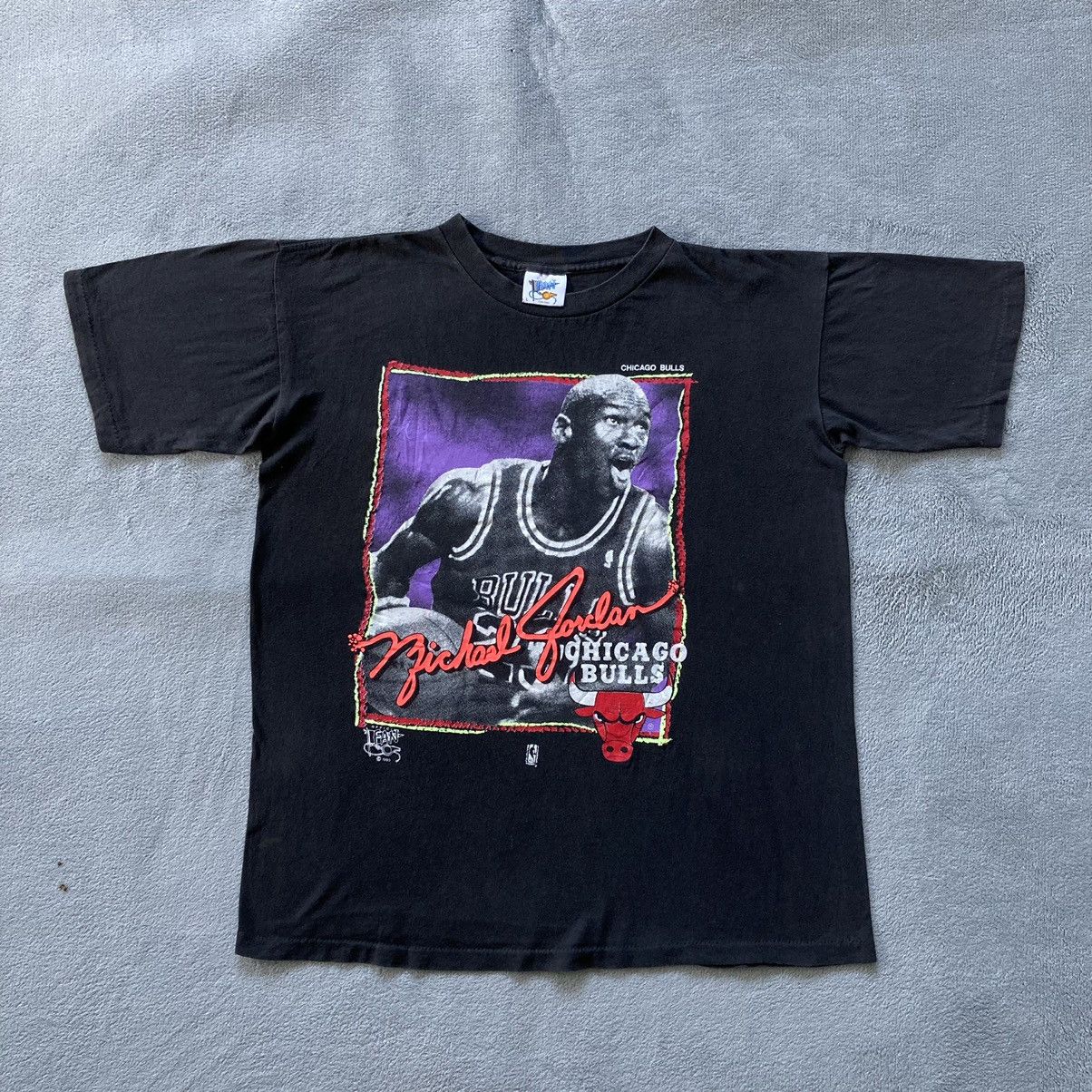 Usa 1990 Jordan Chicago Bull Official Fan Tee