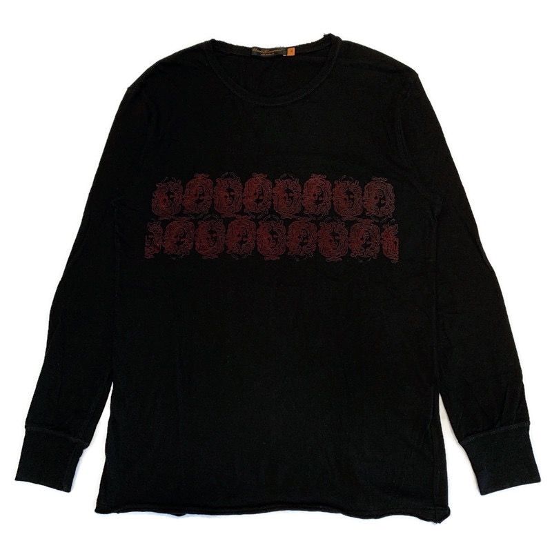 Pre-owned Undercover 2005aw “arts And Crafts” Medusa Longsleeve Shirt In Black