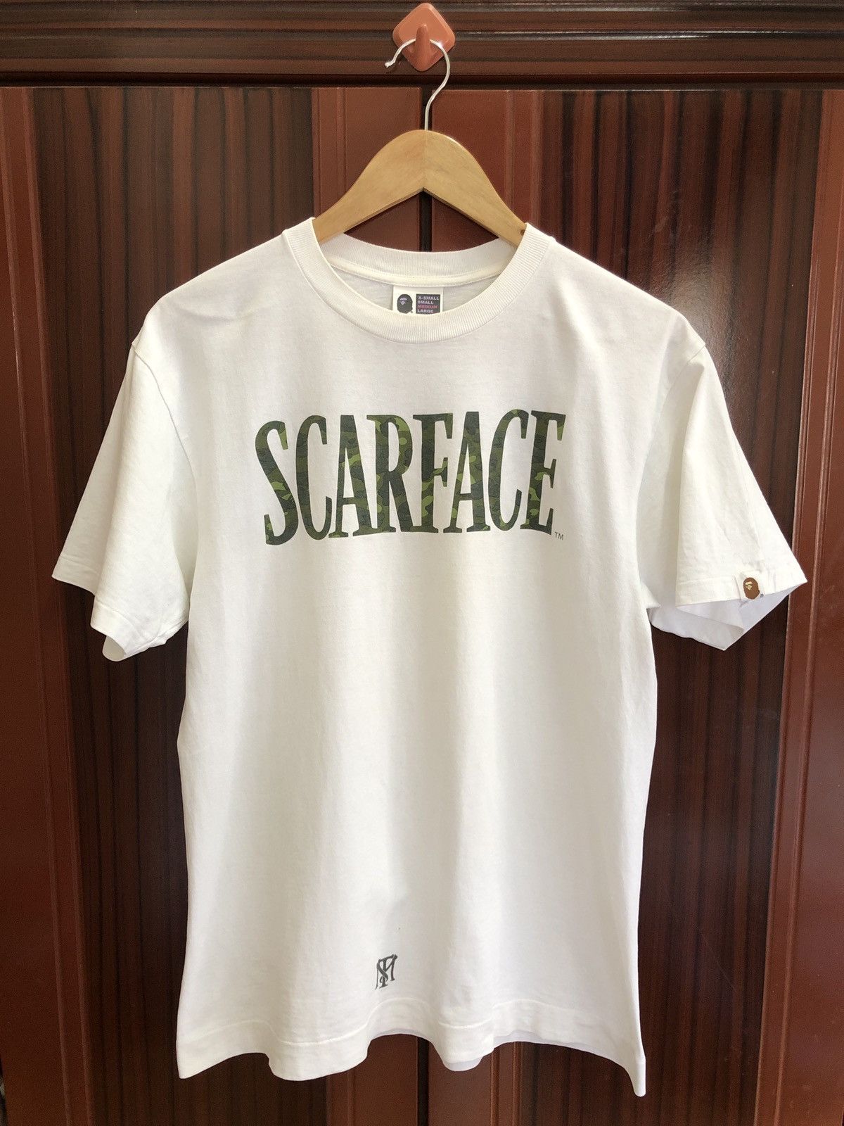 Bape Bape x Scarface The World Is Your T-shirts Green ABC Camo | Grailed