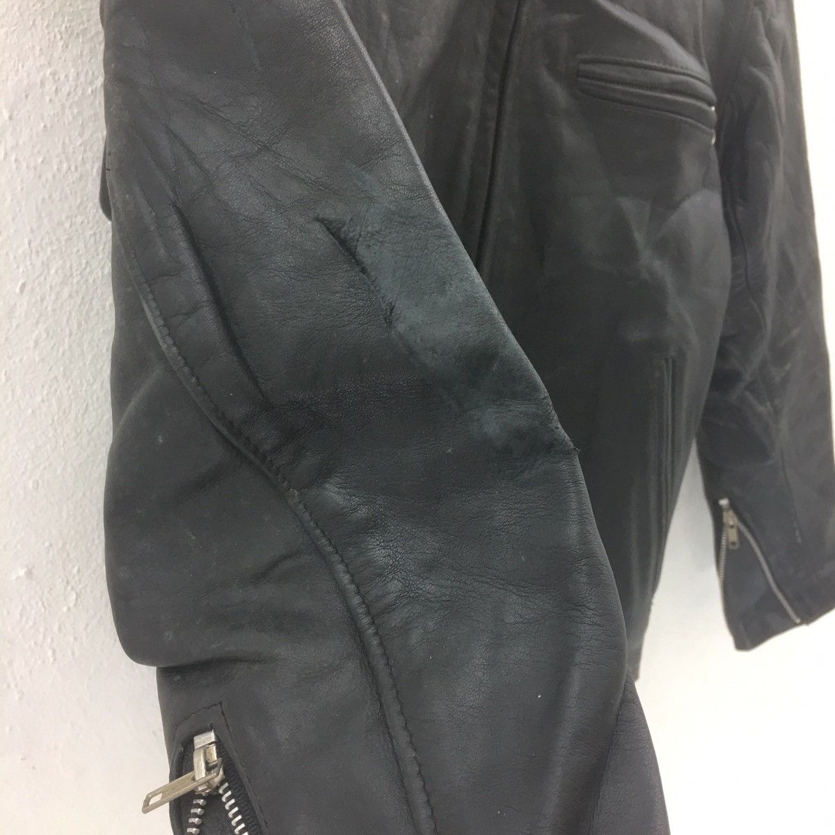 Schott Vintage Schott Leather Jacket Motorcycle Schott NYC Schott Size US S / EU 44-46 / 1 - 8 Thumbnail