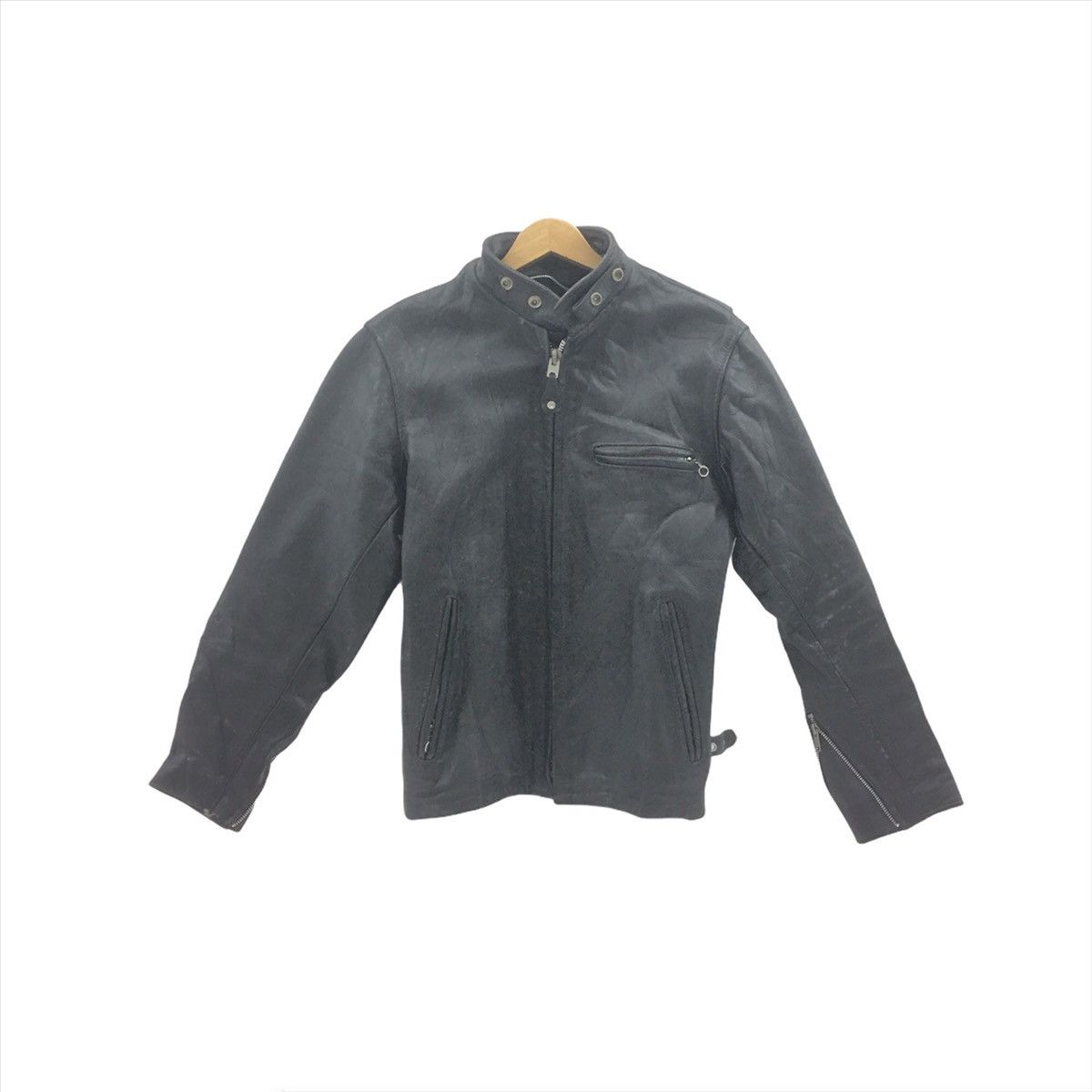 Schott Vintage Schott Leather Jacket Motorcycle Schott NYC Schott Size US S / EU 44-46 / 1 - 2 Thumbnail