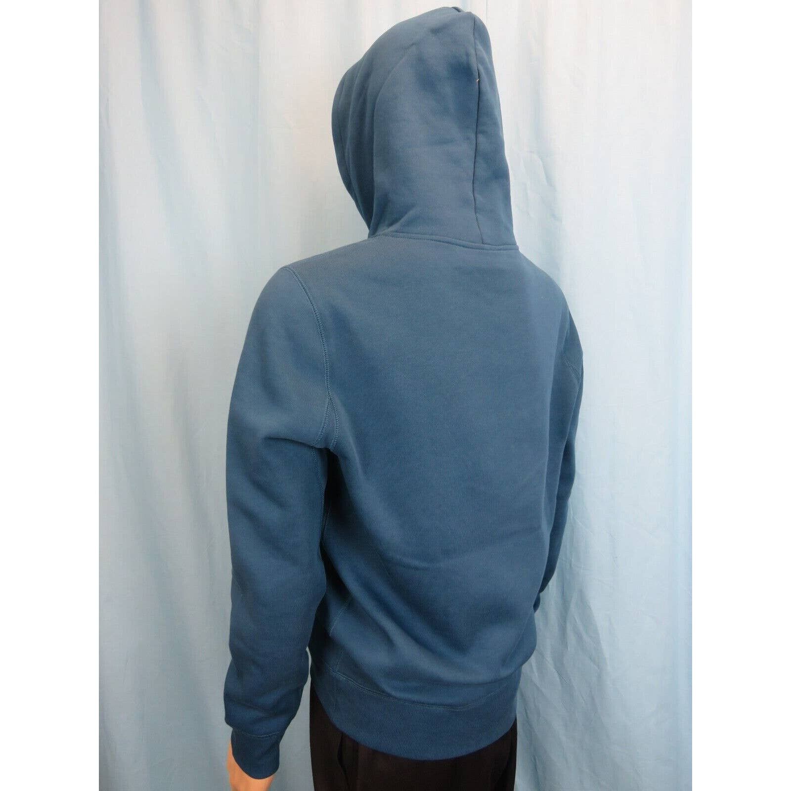 Burberry CLAREDON BLUE COTTON NOVA CHECK LOGO PULLOVER HOODIE L Size US L / EU 52-54 / 3 - 4 Thumbnail
