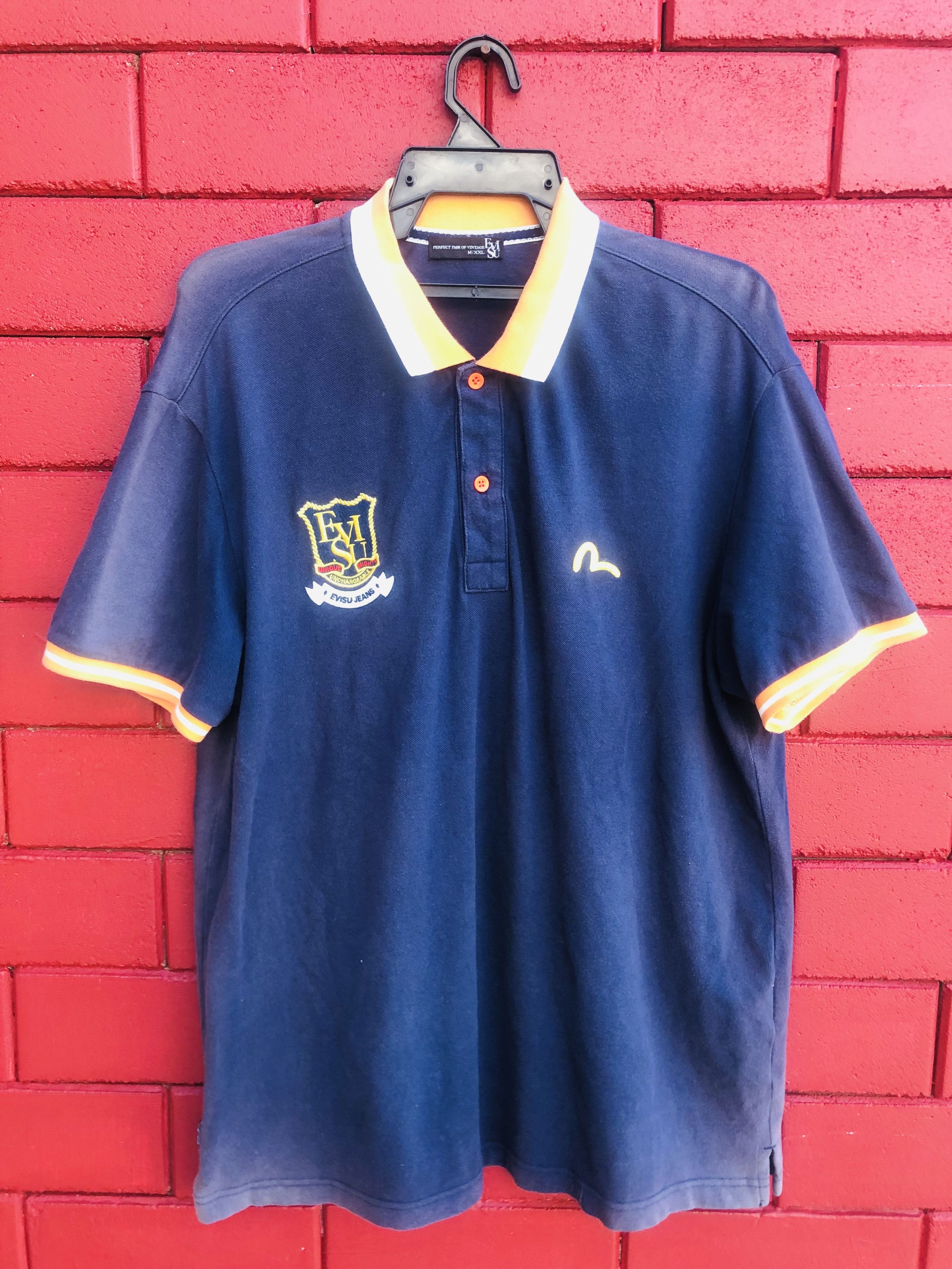Japanese Brand × Vintage Vintage Evisu Japanese Designer Fashion Style Shirt Size US L / EU 52-54 / 3 - 1 Thumbnail