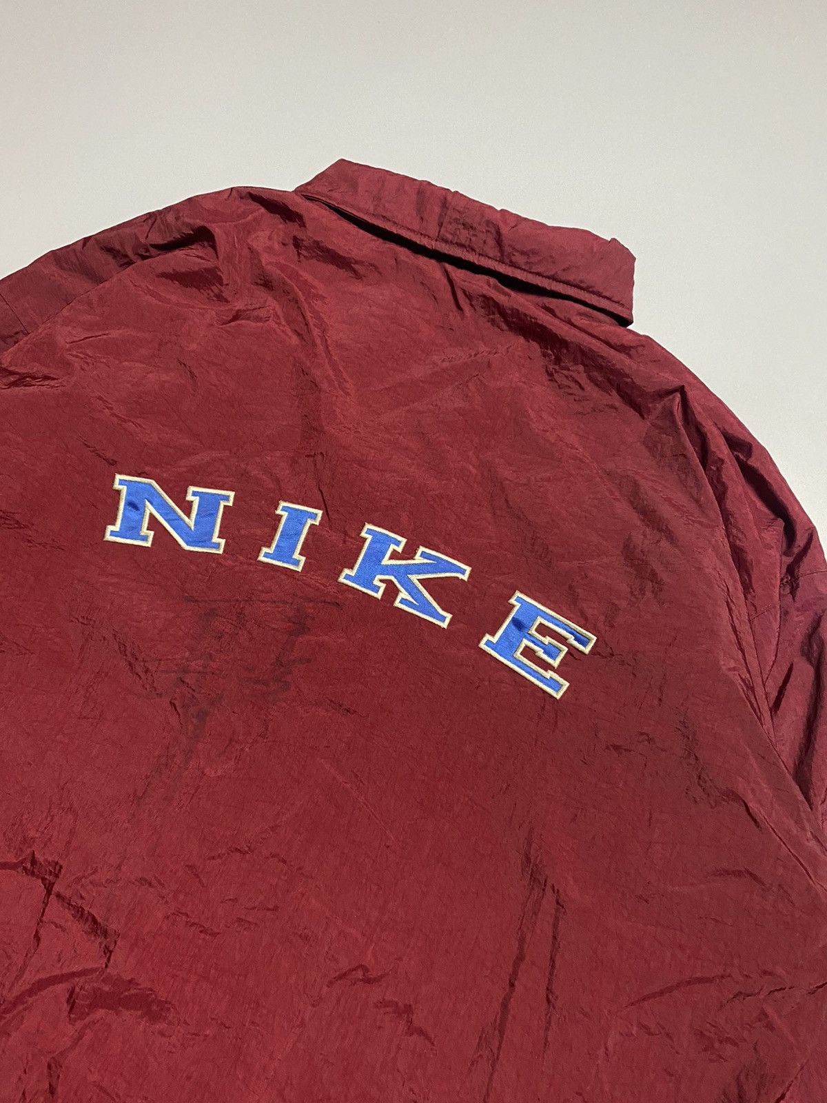 Nike Nike vintage 90s nylon fleece Sherpa coach jacket Size US L / EU 52-54 / 3 - 11 Thumbnail