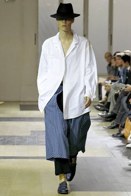 image of Yohji Yamamoto Pour Homme Hat in Black, Men's