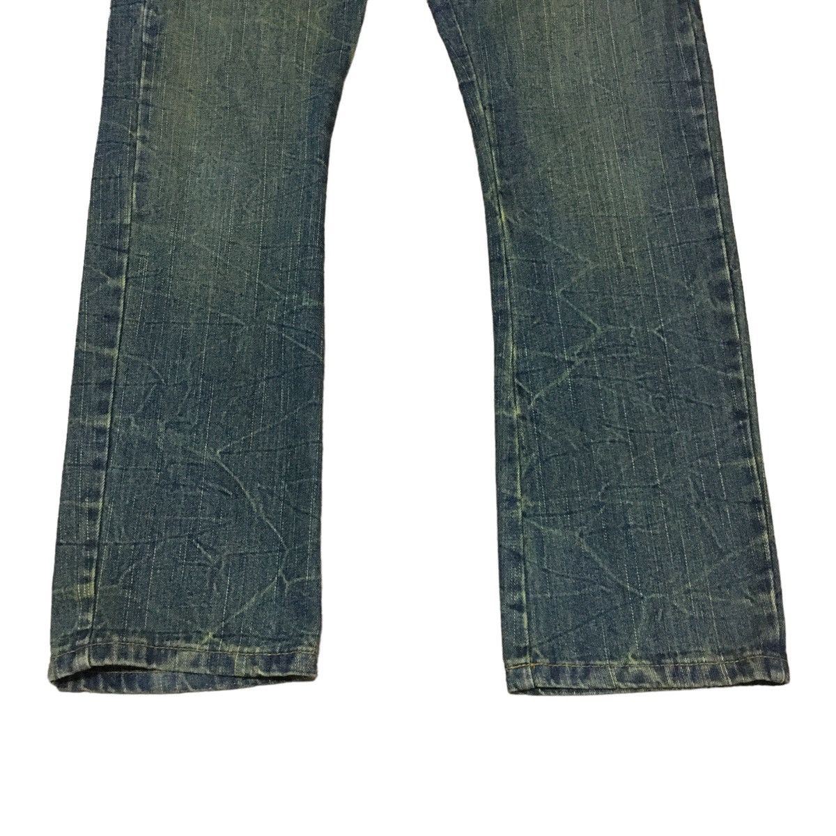 Japanese Brand Rare Design Vintage Japanese Brand Double Waist Jeans 1990s Size US 32 / EU 48 - 5 Thumbnail