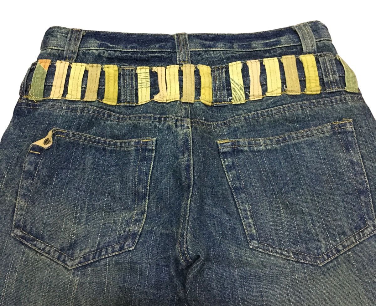 Japanese Brand Rare Design Vintage Japanese Brand Double Waist Jeans 1990s Size US 32 / EU 48 - 4 Thumbnail