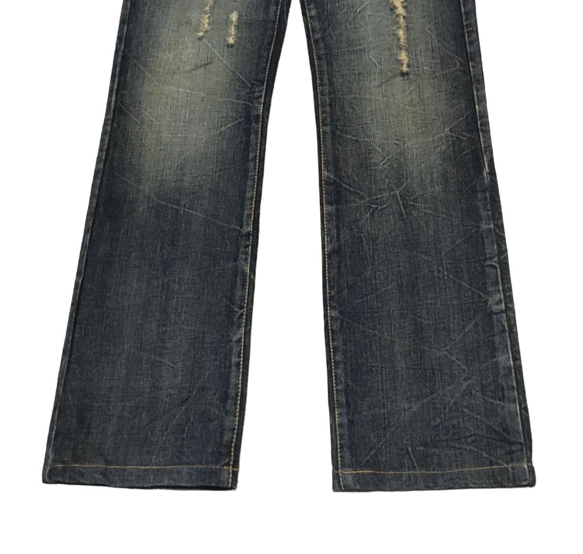 Japanese Brand Rare Vintage Japanese Brand Kui Distressed Jeans 1990s Size US 30 / EU 46 - 5 Thumbnail
