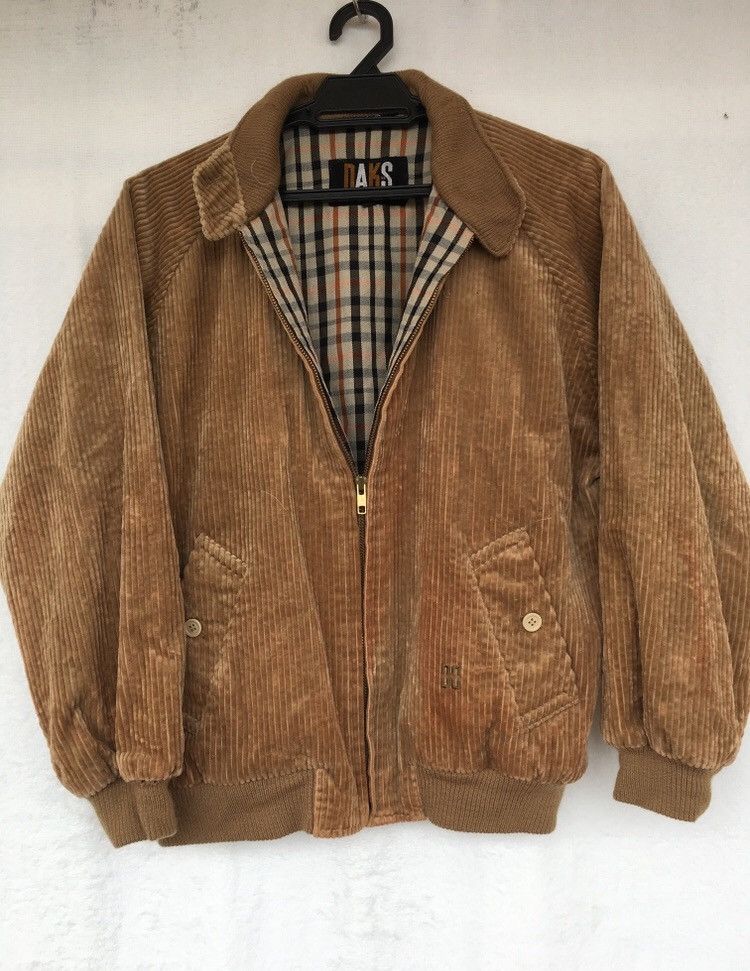 image of Daks London x Vintage Curduroy Jacket in Brown, Men's (Size Medium)