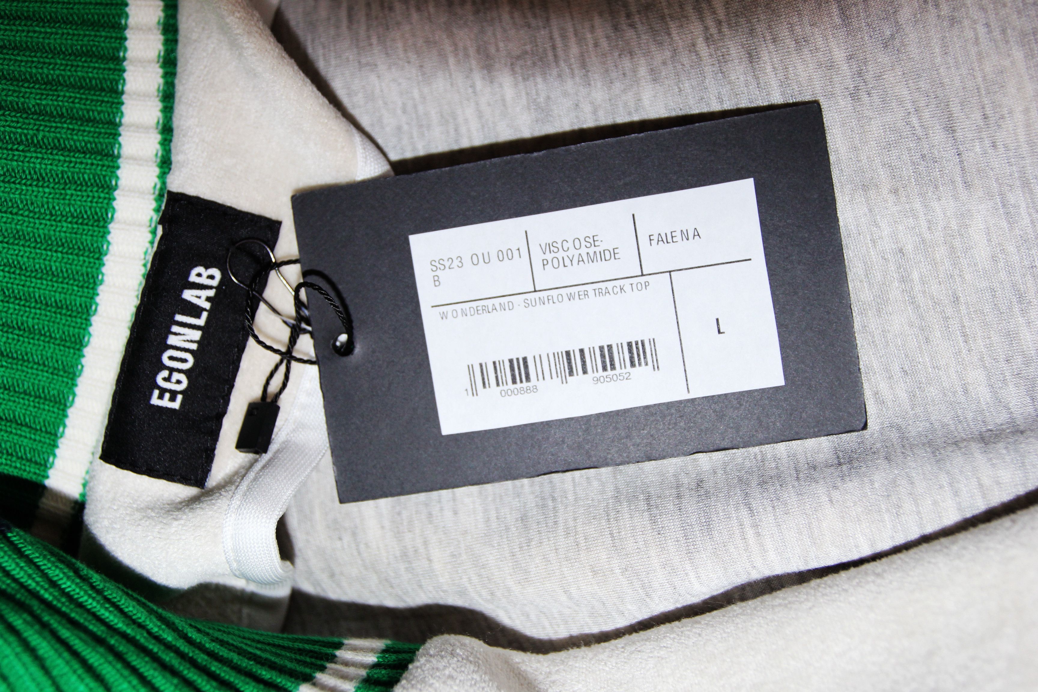 Egon Lab BNWT SS23 EGONLAB "WONDERLAND" SUNFLOWER TRACK JACKET L Size US L / EU 52-54 / 3 - 8 Thumbnail