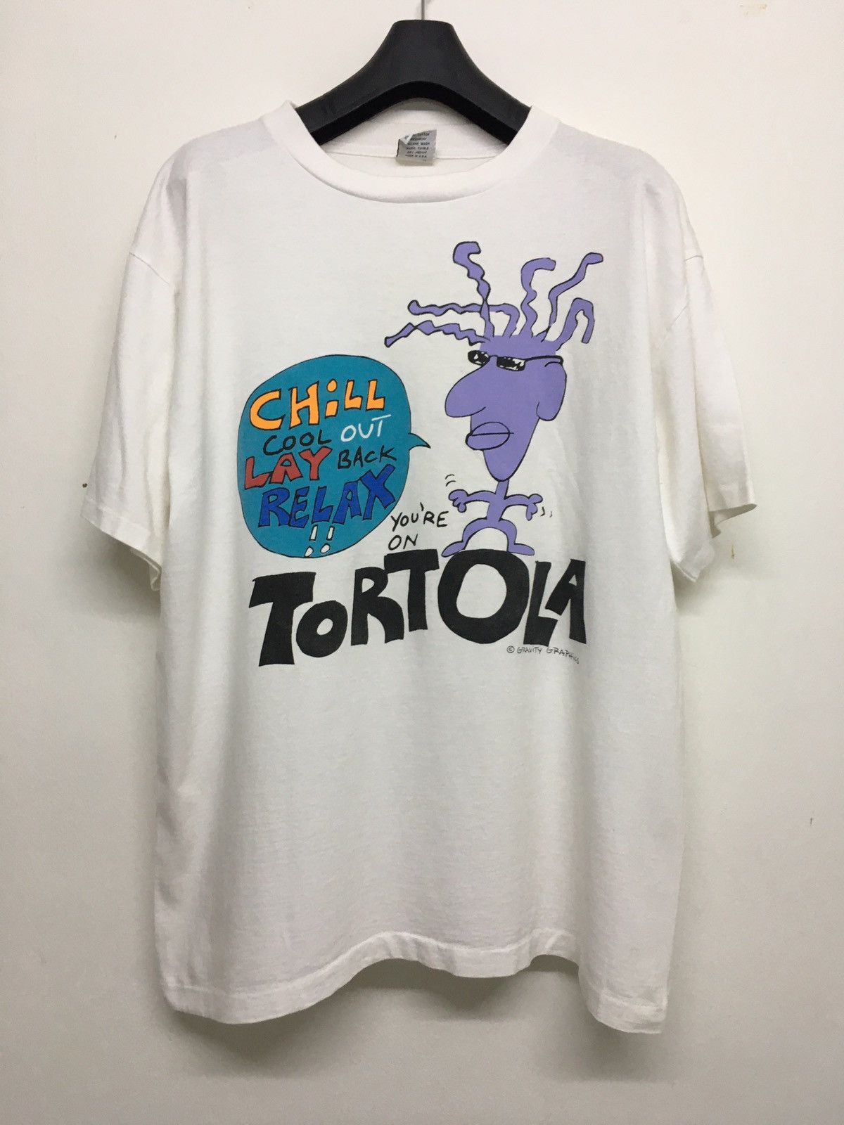 Vintage vintage 90s gravity tee Size US L / EU 52-54 / 3 - 1 Thumbnail