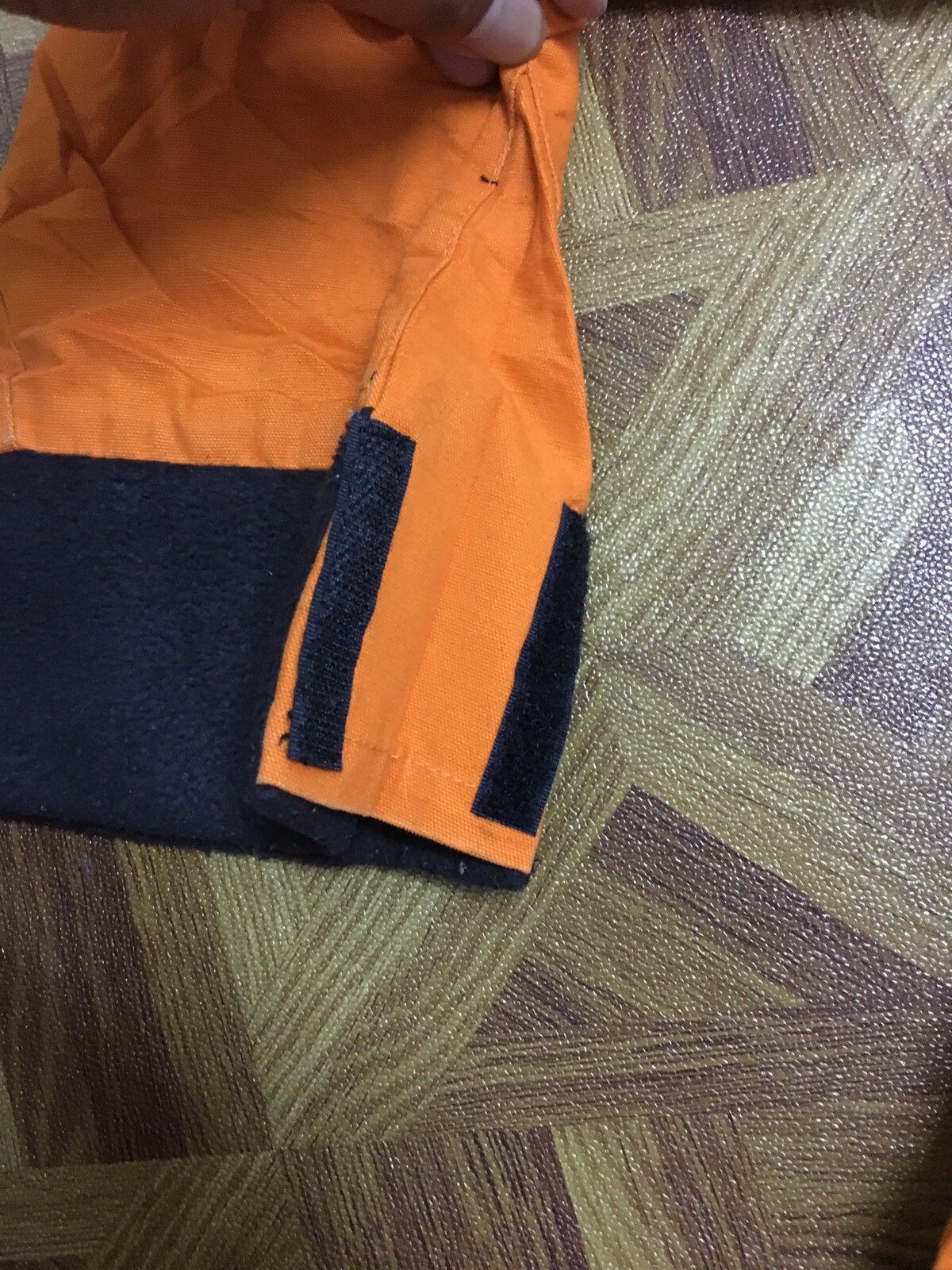 Vintage orange/ black jacket zipper Size US L / EU 52-54 / 3 - 3 Thumbnail