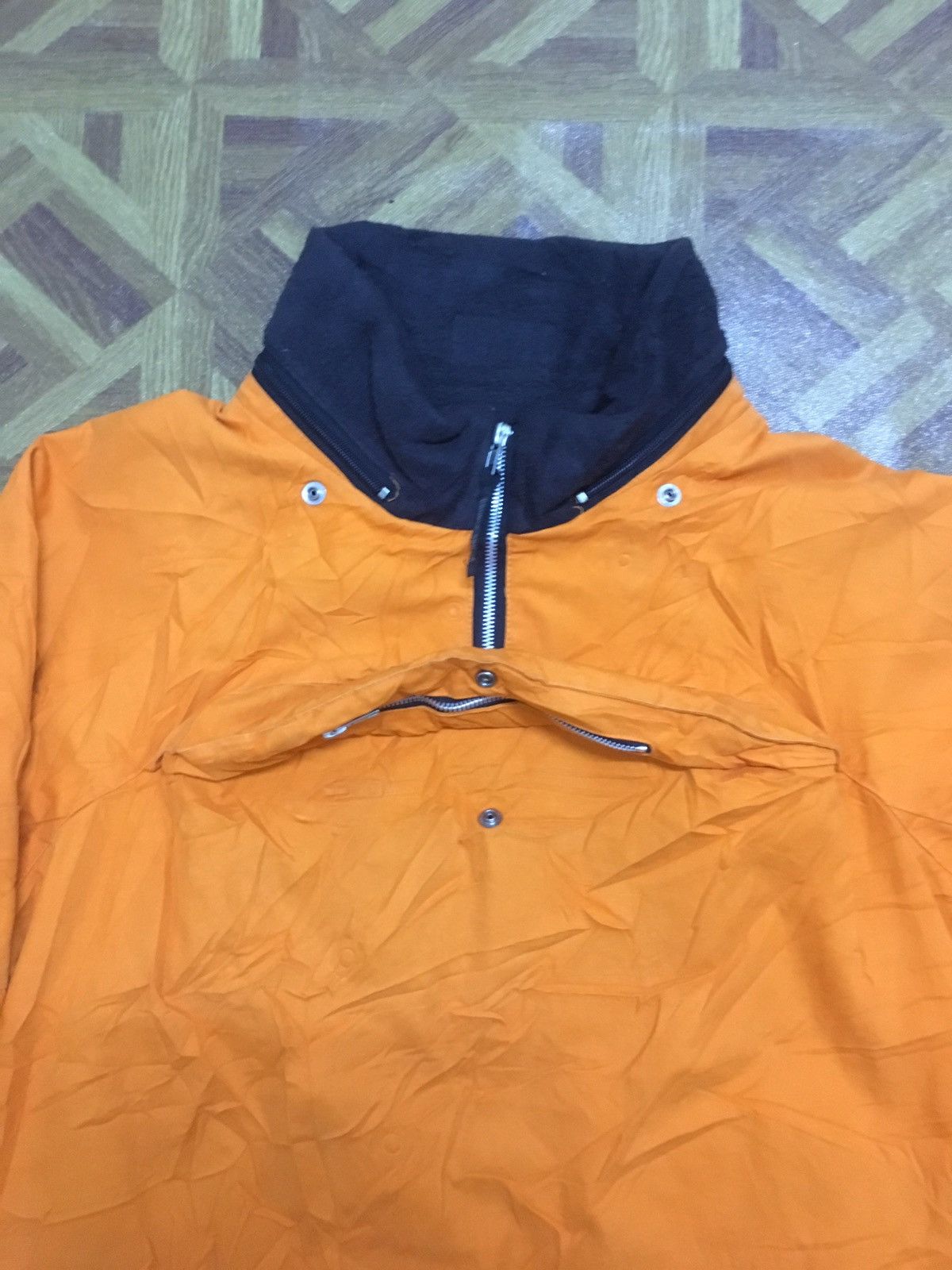 Japanese Brand orange/ black jacket zipper Size US L / EU 52-54 / 3 - 2 Thumbnail
