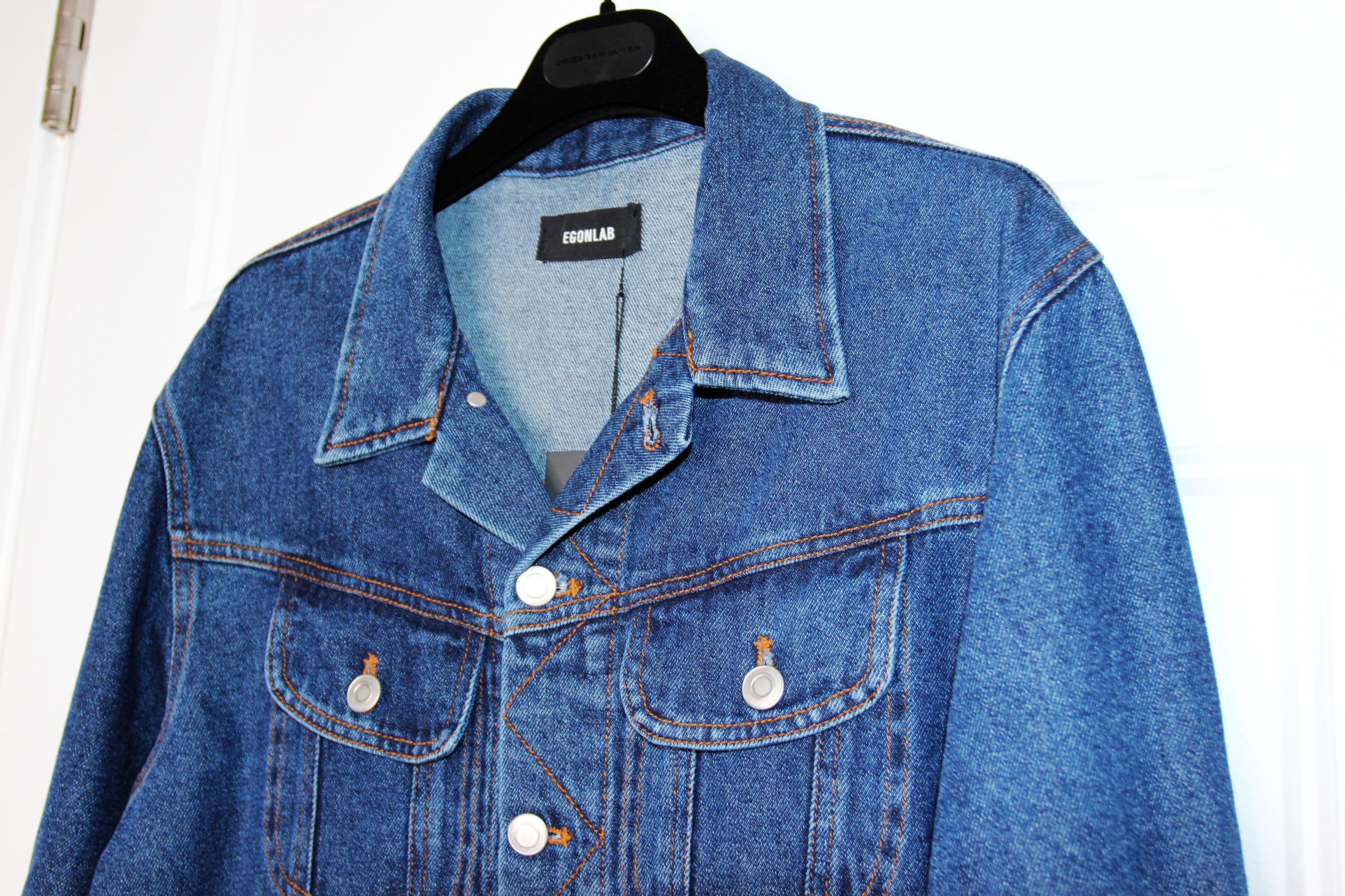 Egon Lab BNWT SS23 EGONLAB "WONDERLAND" EAT ME DENIM JACKET S Size US S / EU 44-46 / 1 - 4 Thumbnail