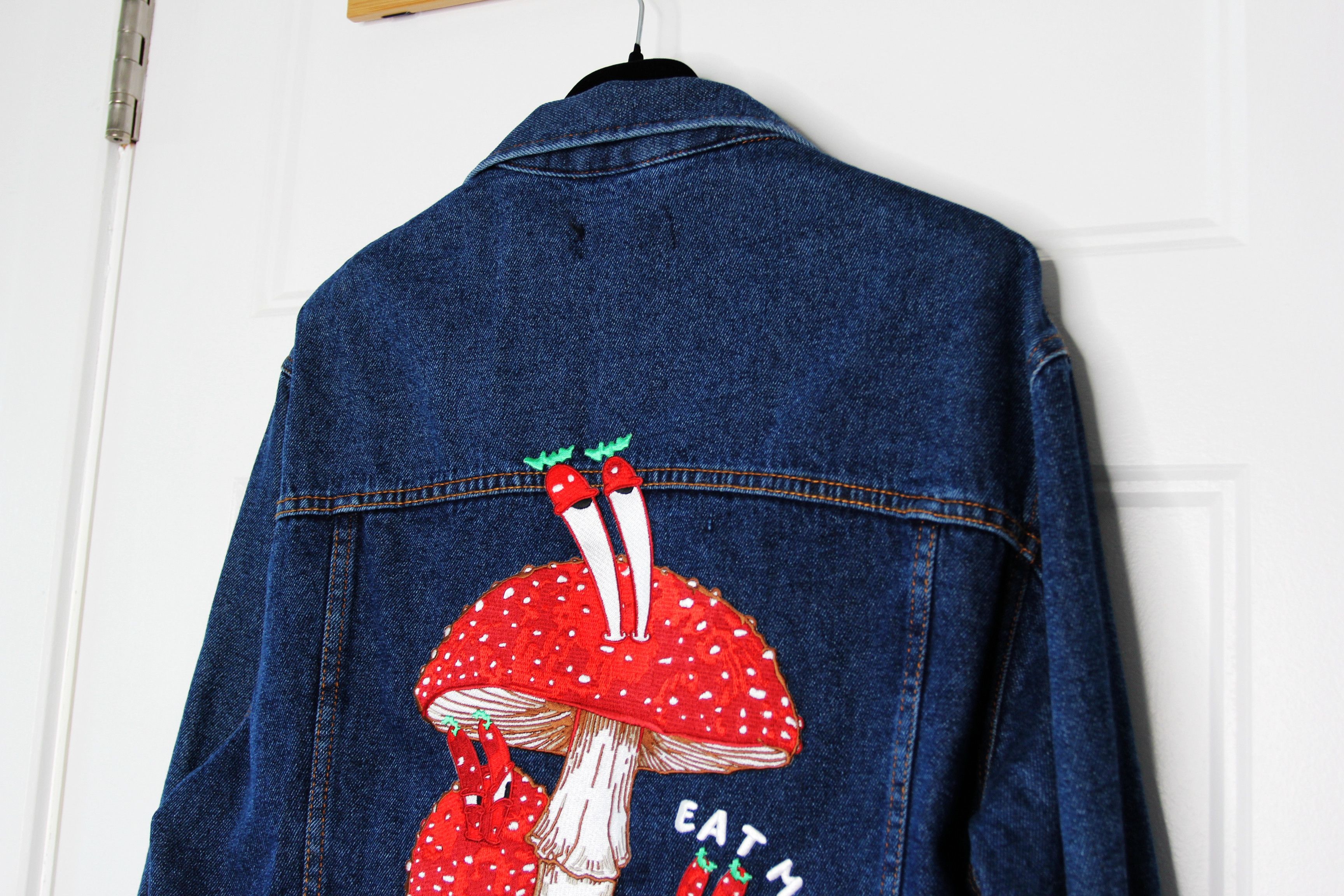 Egon Lab BNWT SS23 EGONLAB "WONDERLAND" EAT ME DENIM JACKET S Size US S / EU 44-46 / 1 - 6 Thumbnail