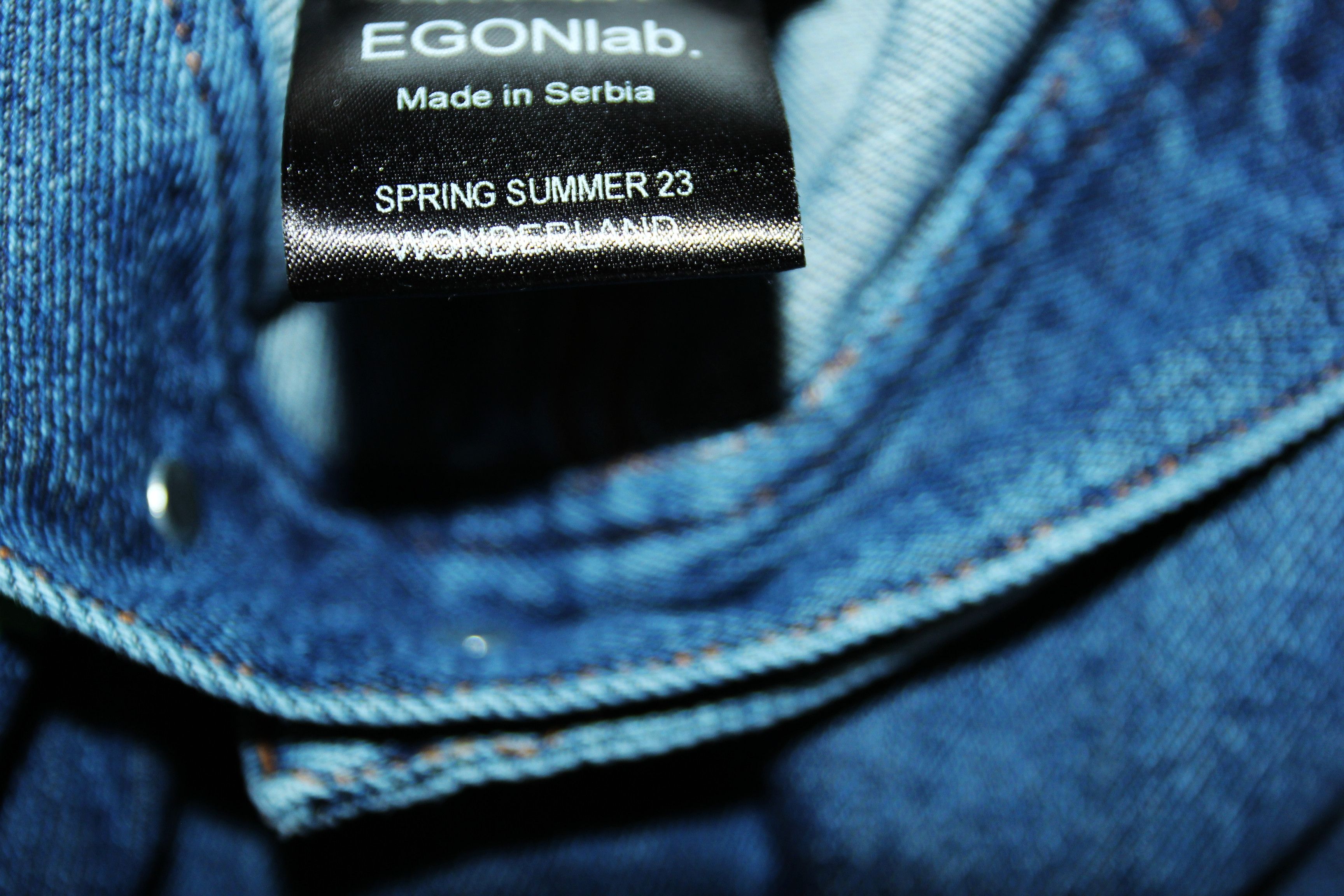 Egon Lab BNWT SS23 EGONLAB "WONDERLAND" EAT ME DENIM JACKET S Size US S / EU 44-46 / 1 - 9 Thumbnail