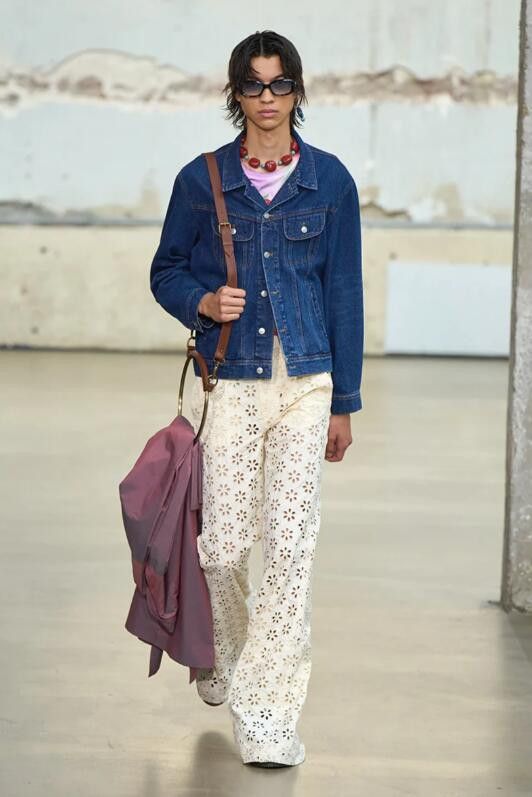 Egon Lab BNWT SS23 EGONLAB "WONDERLAND" EAT ME DENIM JACKET S Size US S / EU 44-46 / 1 - 18 Thumbnail