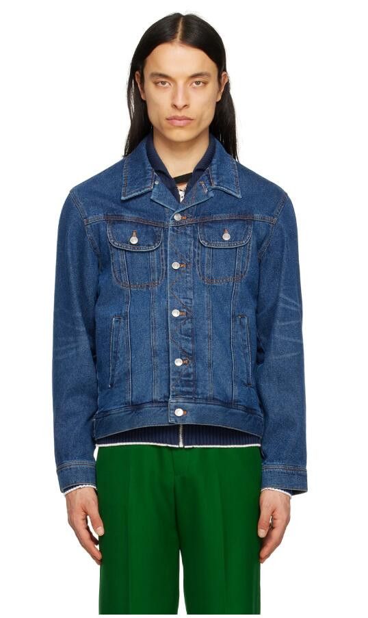 Egon Lab BNWT SS23 EGONLAB "WONDERLAND" EAT ME DENIM JACKET S Size US S / EU 44-46 / 1 - 14 Thumbnail