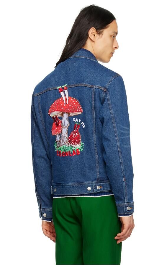 Egon Lab BNWT SS23 EGONLAB "WONDERLAND" EAT ME DENIM JACKET S Size US S / EU 44-46 / 1 - 16 Thumbnail