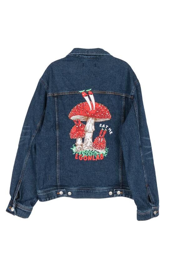 Egon Lab BNWT SS23 EGONLAB "WONDERLAND" EAT ME DENIM JACKET S Size US S / EU 44-46 / 1 - 12 Thumbnail