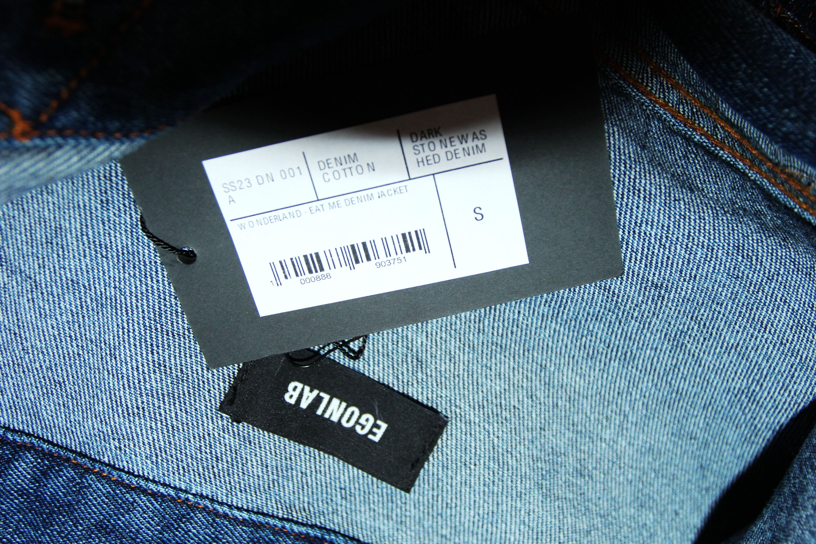 Egon Lab BNWT SS23 EGONLAB "WONDERLAND" EAT ME DENIM JACKET S Size US S / EU 44-46 / 1 - 8 Thumbnail