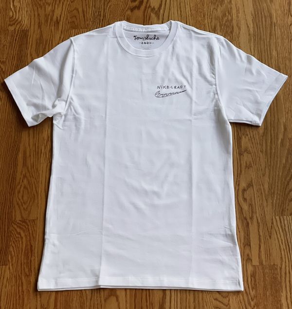 Nike Medium White Nikecraft Studio T-Shirt Tee General Purpose