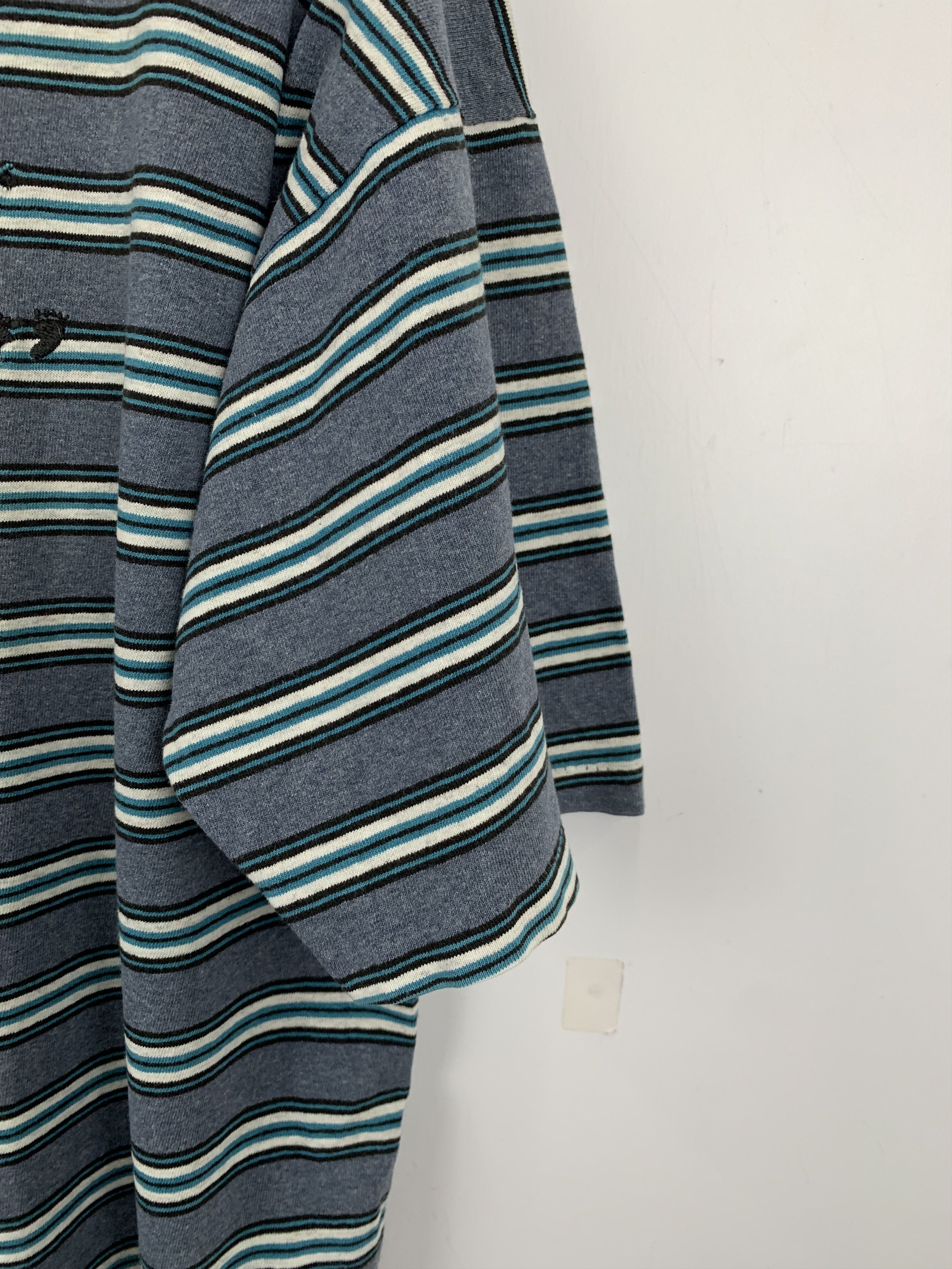 Hang Ten × Vintage Vintage 90s Hang Ten Surf Striped T Shirt TA0125 Size US XL / EU 56 / 4 - 4 Thumbnail