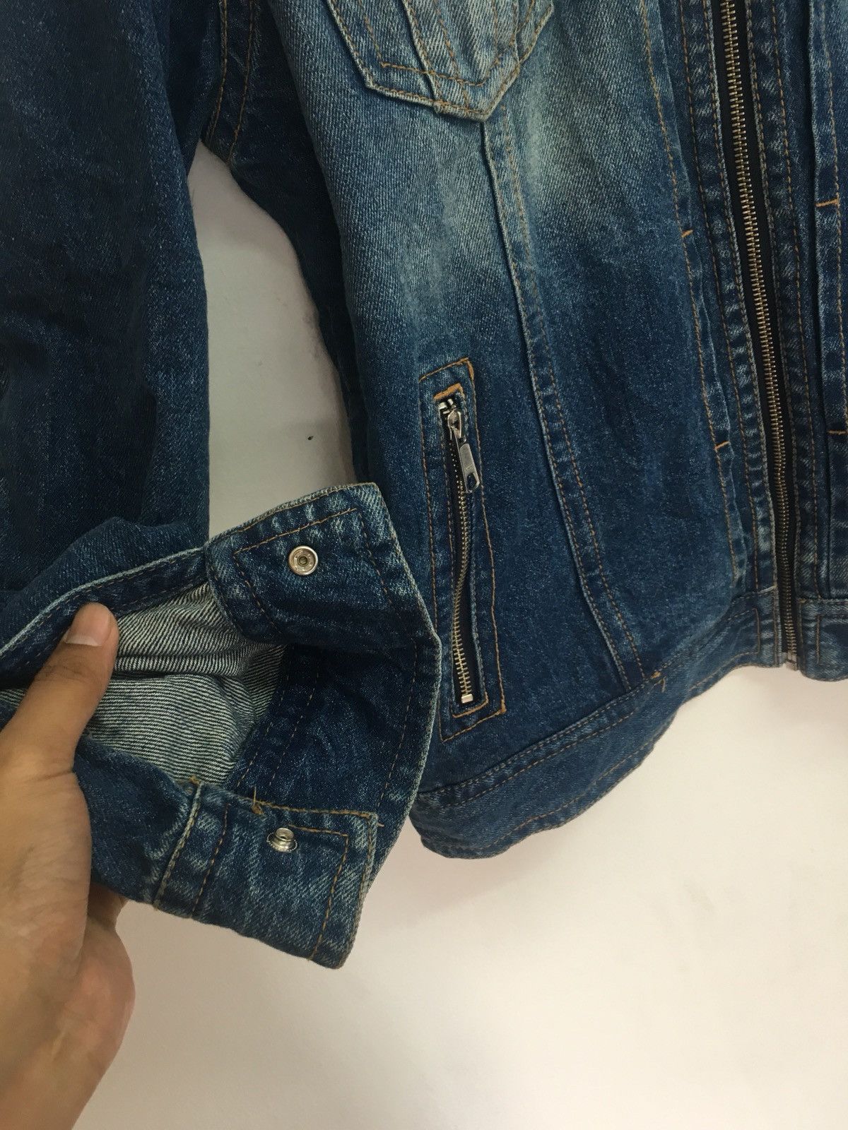 Japanese Brand begun denim faded jacket Size US M / EU 48-50 / 2 - 5 Thumbnail