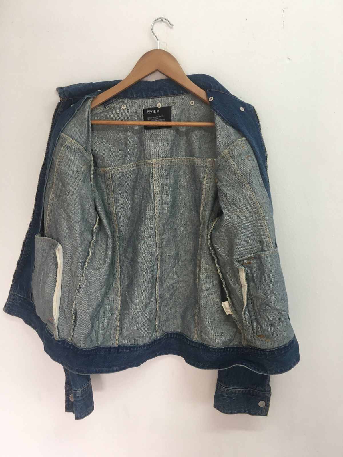 Japanese Brand begun denim faded jacket Size US M / EU 48-50 / 2 - 4 Thumbnail