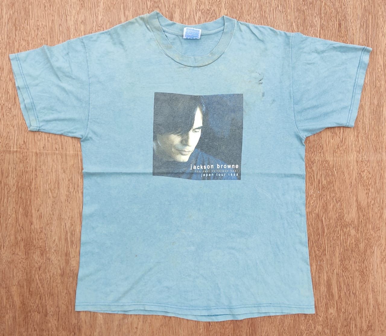 Band Tees × Hanes × Vintage Vintage Tee D - 26 Jackson Browne Size US L / EU 52-54 / 3 - 1 Thumbnail