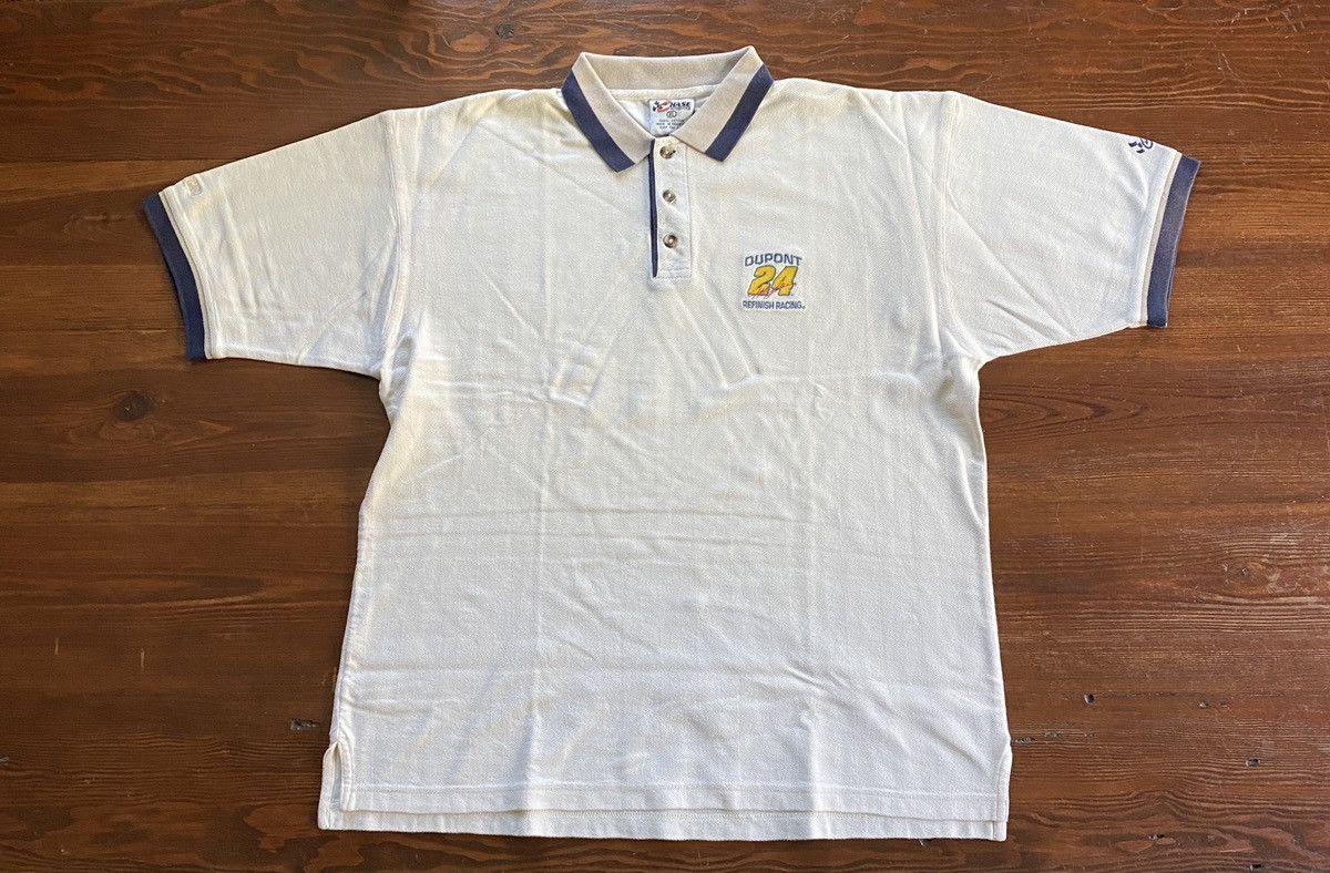 Chase Authentics Vintage 90’s Jeff Gordon NASCAR Chase Short Sleeve Polo Size US XL / EU 56 / 4 - 2 Thumbnail