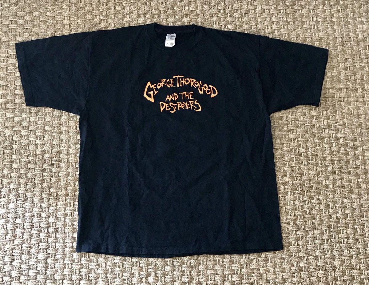 Band Tees × Rap Tees × Vintage VTG George Thorogood And The Destroyers Bad To The Bone Tee Size US XXL / EU 58 / 5 - 2 Thumbnail