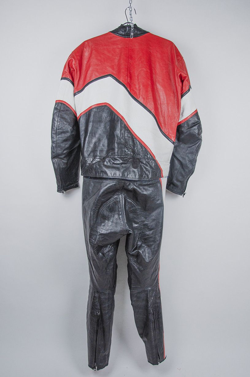 Leather × Vintage GIUDICI Leather Moto Suit Size US L / EU 52-54 / 3 - 18 Thumbnail