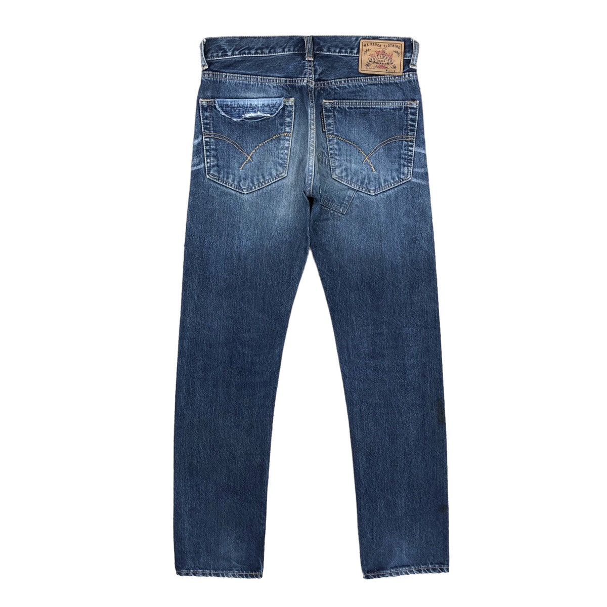 Blue Blue Japan Japanese Indigo Blue H*R* MARKET Patchwork Denim Jeans Size US 29 - 7 Thumbnail