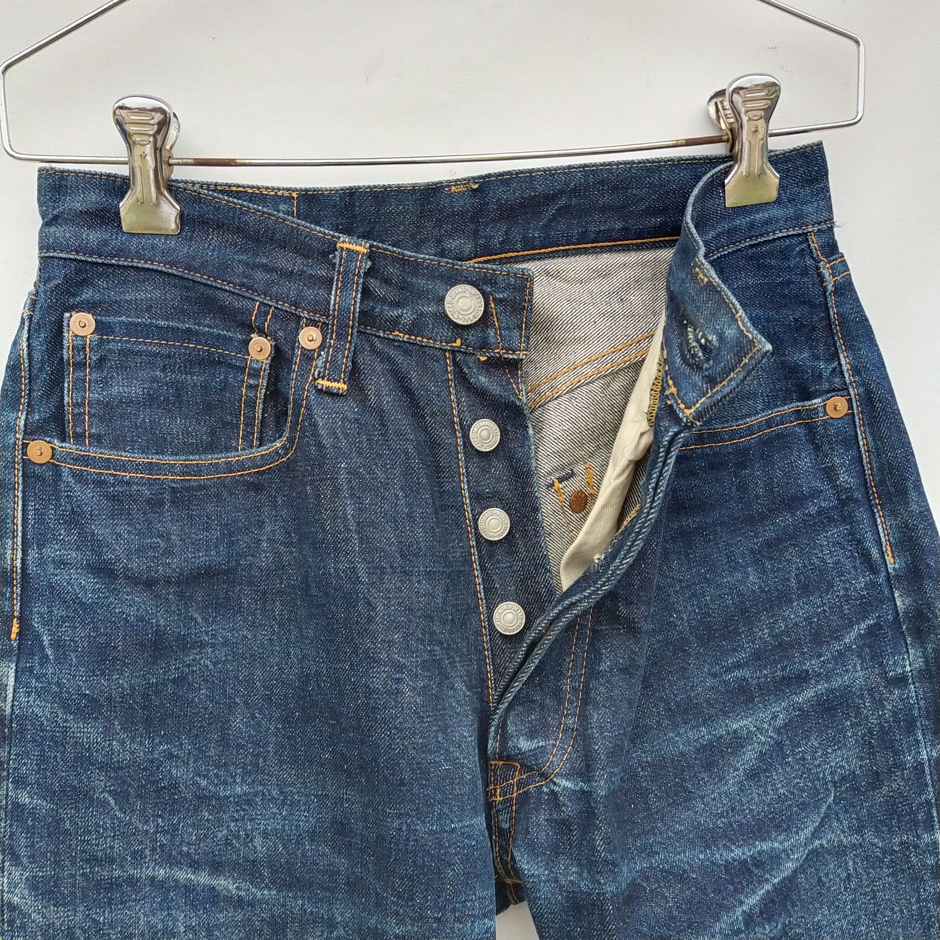 Japanese Brand × Vintage Vintage Handmade Selvedge Jeans Size US 27 - 9 Thumbnail