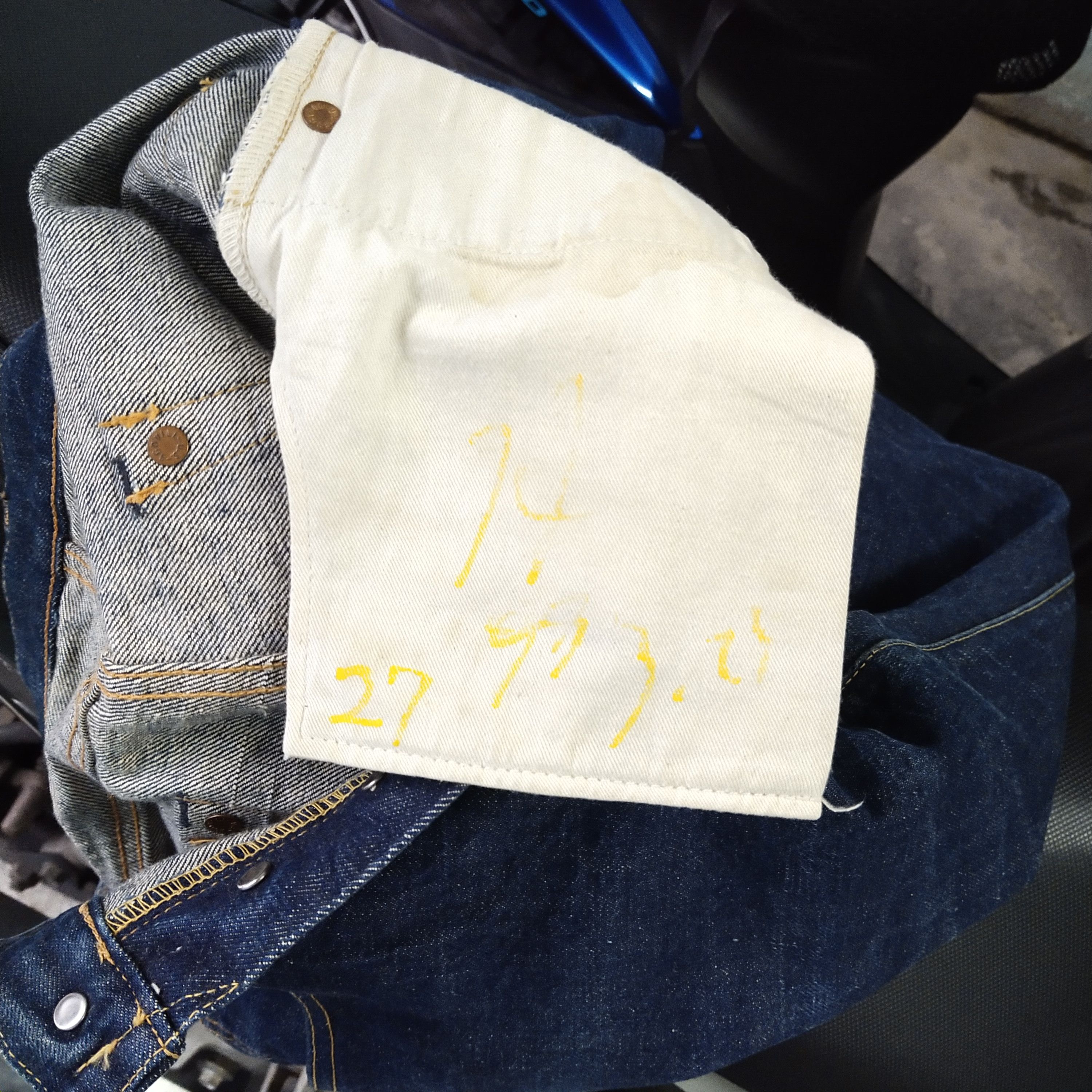 Japanese Brand × Vintage Vintage Handmade Selvedge Jeans Size US 27 - 5 Thumbnail