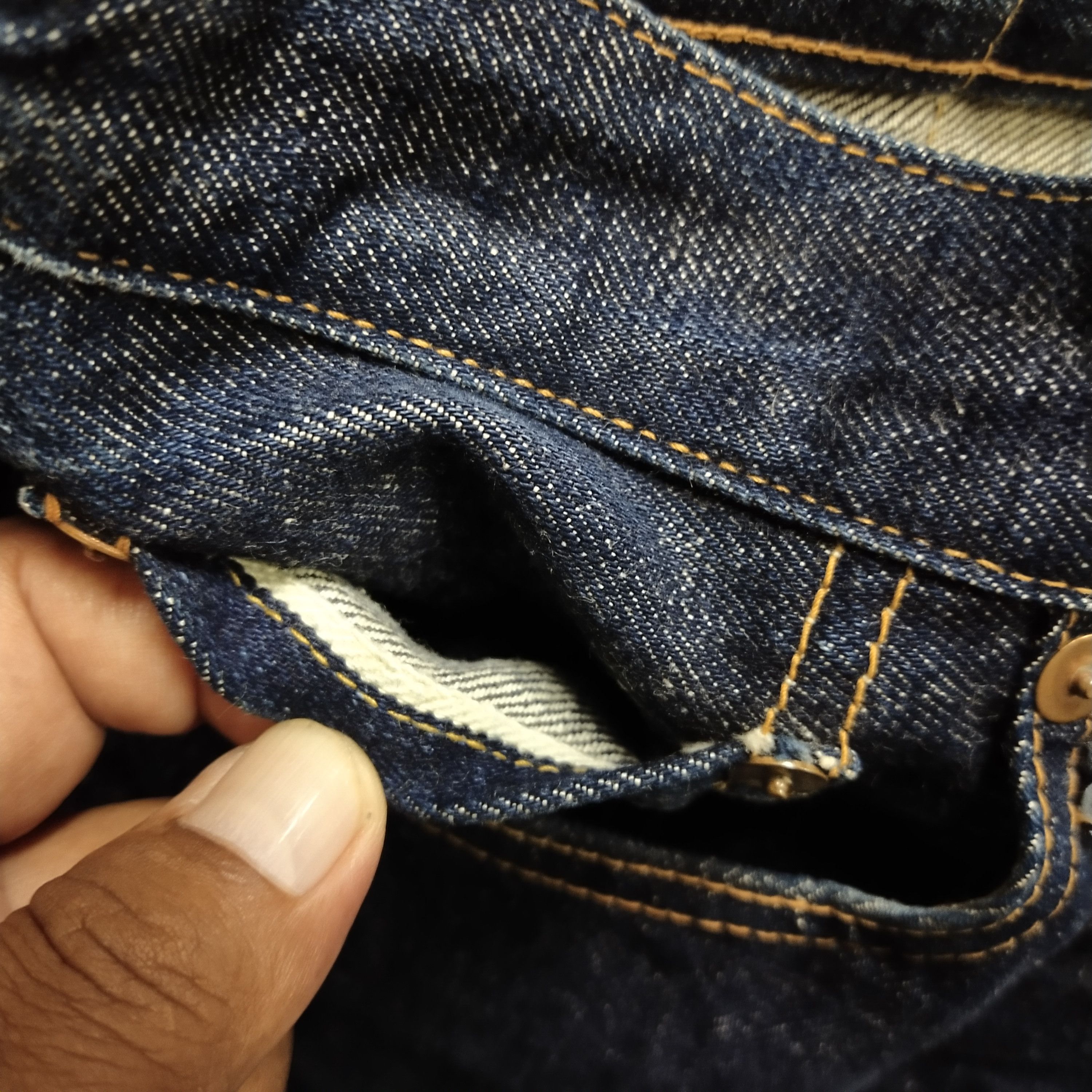 Japanese Brand × Vintage Vintage Handmade Selvedge Jeans Size US 27 - 4 Thumbnail