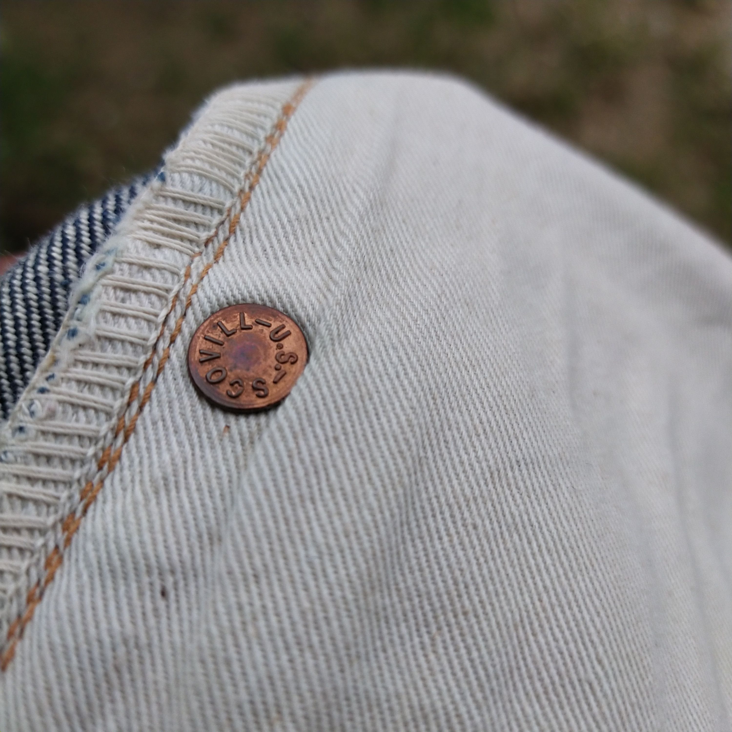 Japanese Brand × Vintage Vintage Handmade Selvedge Jeans Size US 27 - 8 Thumbnail