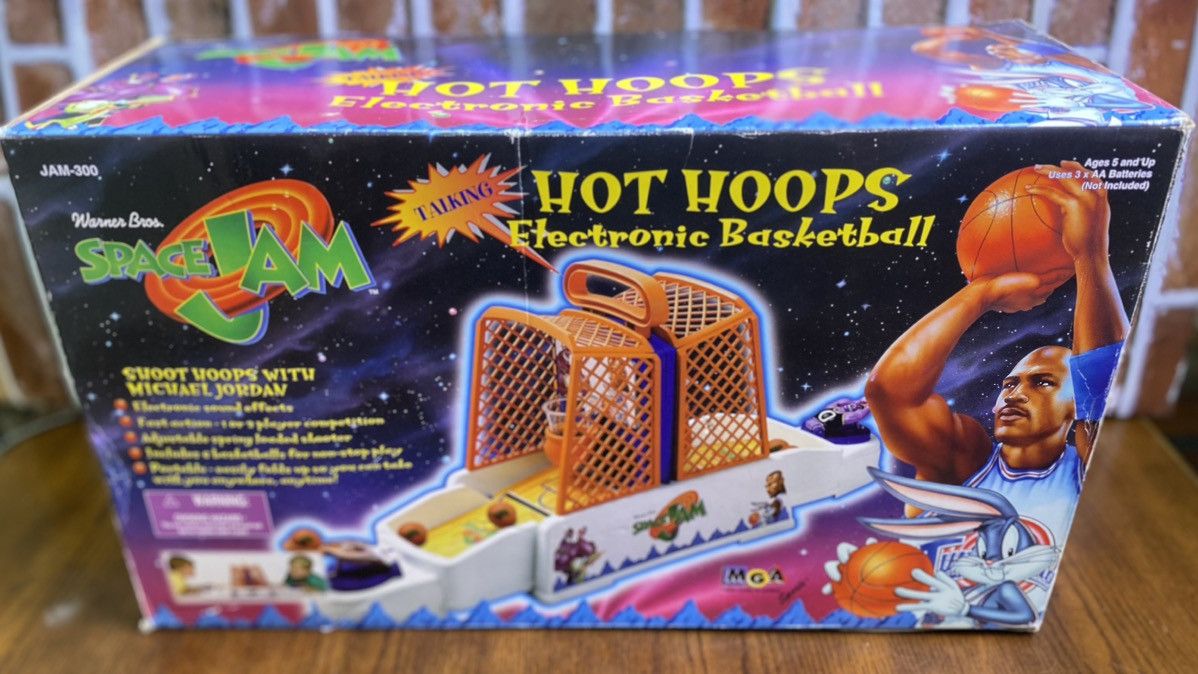 Vintage Space Jam Michael Jordan Hot Hoops Basketball Game 1996 Grailed