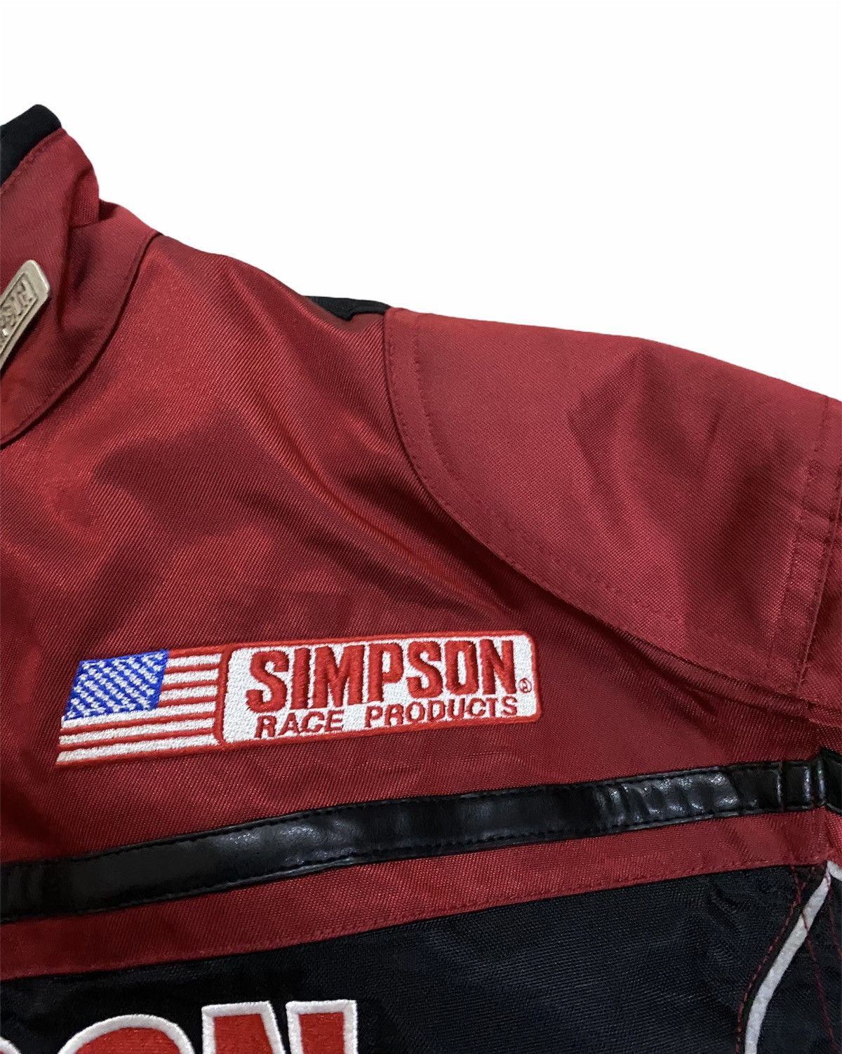 Sports Specialties × Vintage Vtg Simpson Motocycle Usa Race Product Jacket Size US L / EU 52-54 / 3 - 9 Thumbnail