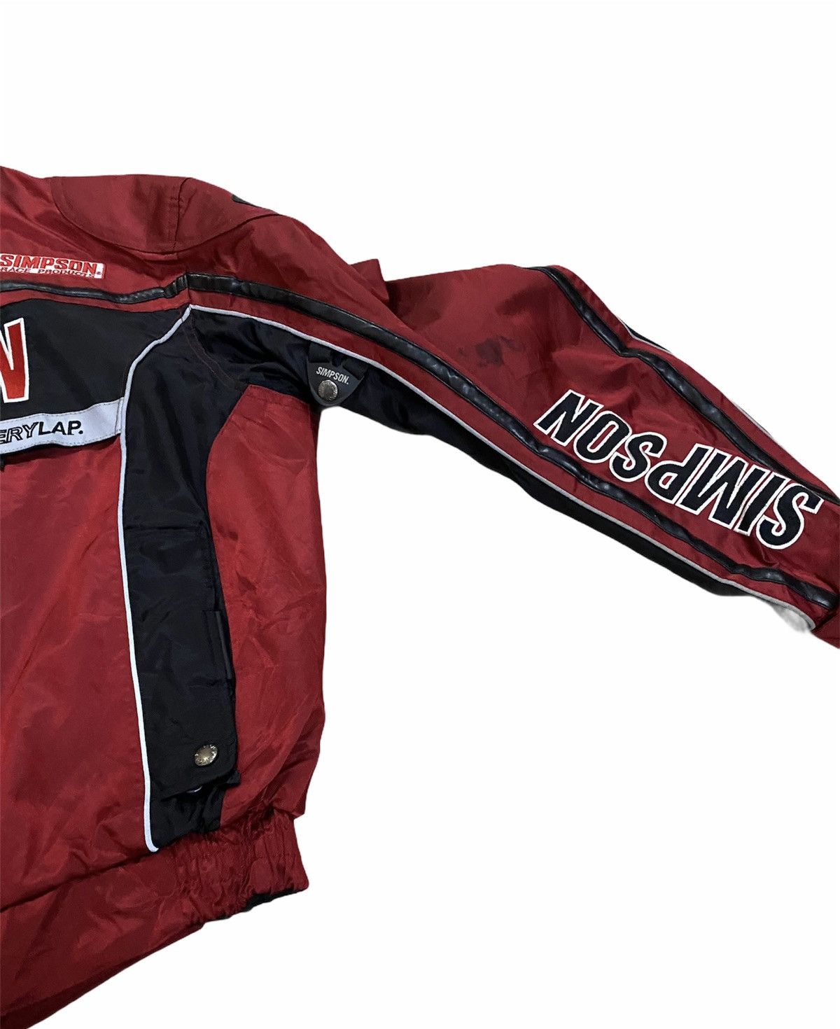 Sports Specialties × Vintage Vtg Simpson Motocycle Usa Race Product Jacket Size US L / EU 52-54 / 3 - 12 Thumbnail