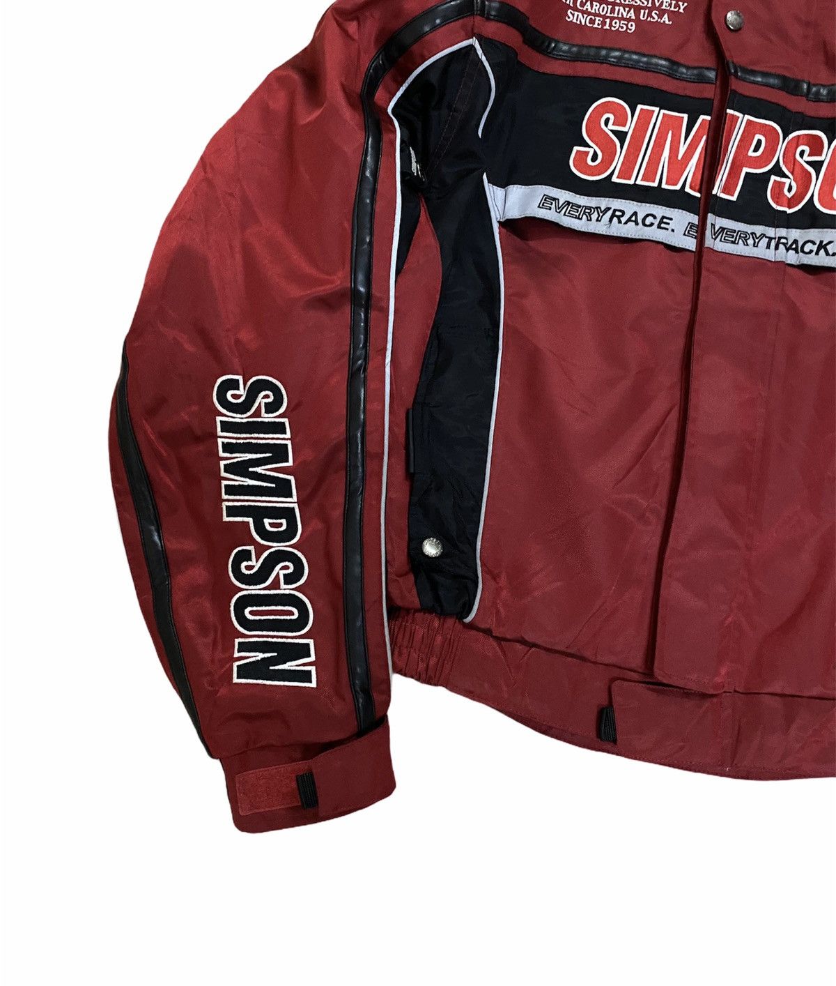 Sports Specialties × Vintage Vtg Simpson Motocycle Usa Race Product Jacket Size US L / EU 52-54 / 3 - 5 Thumbnail