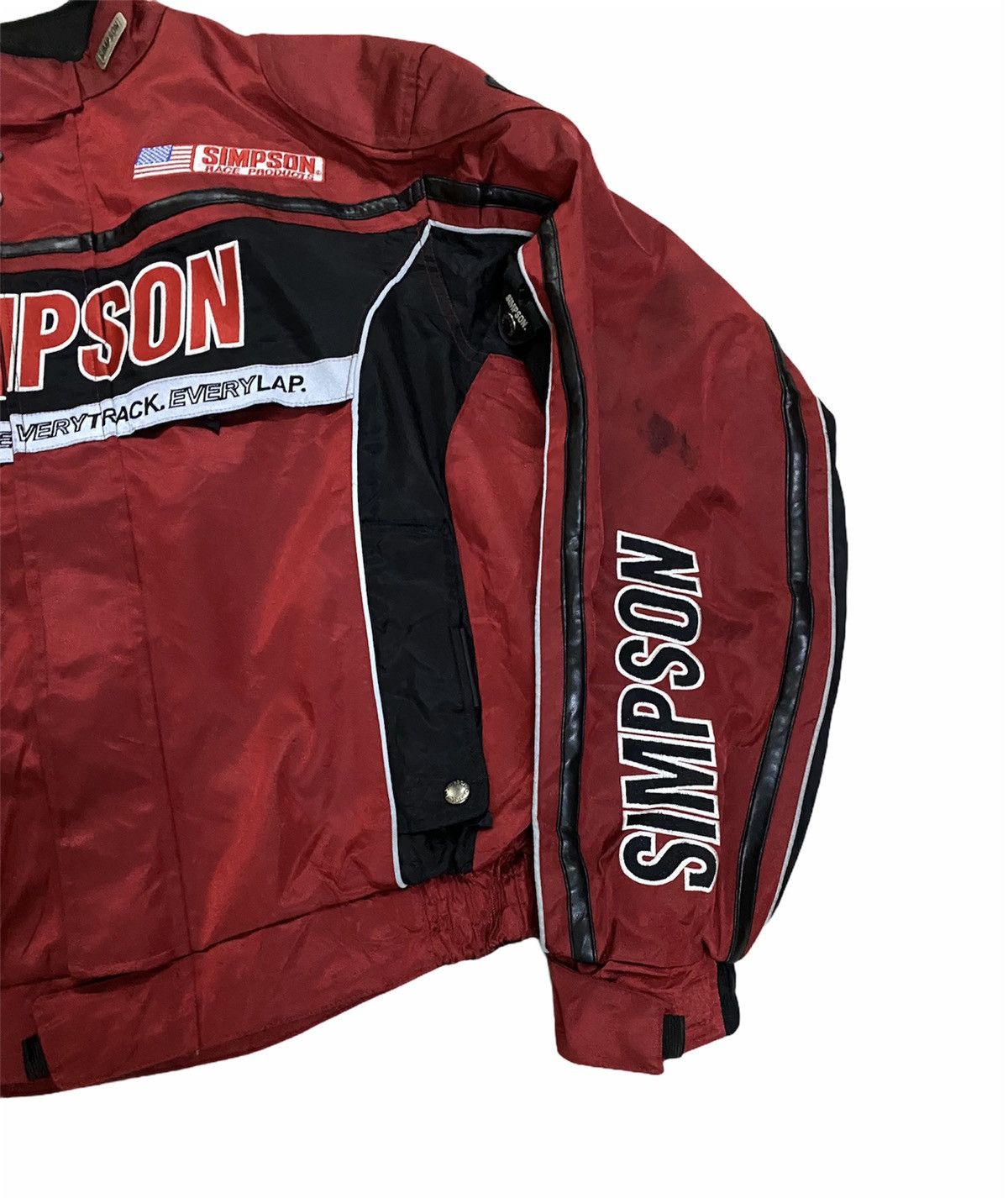 Sports Specialties × Vintage Vtg Simpson Motocycle Usa Race Product Jacket Size US L / EU 52-54 / 3 - 6 Thumbnail